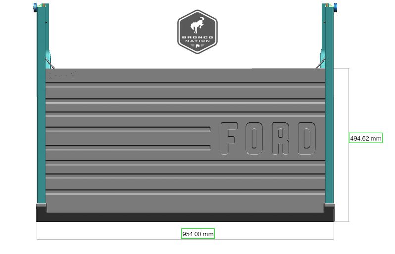 Slideout Tailgate Dimensions Bronco Nation