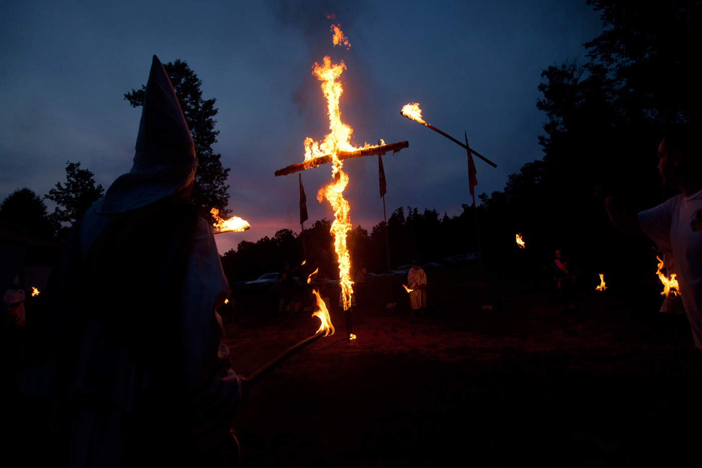 Kkk Burning Cross Meaning