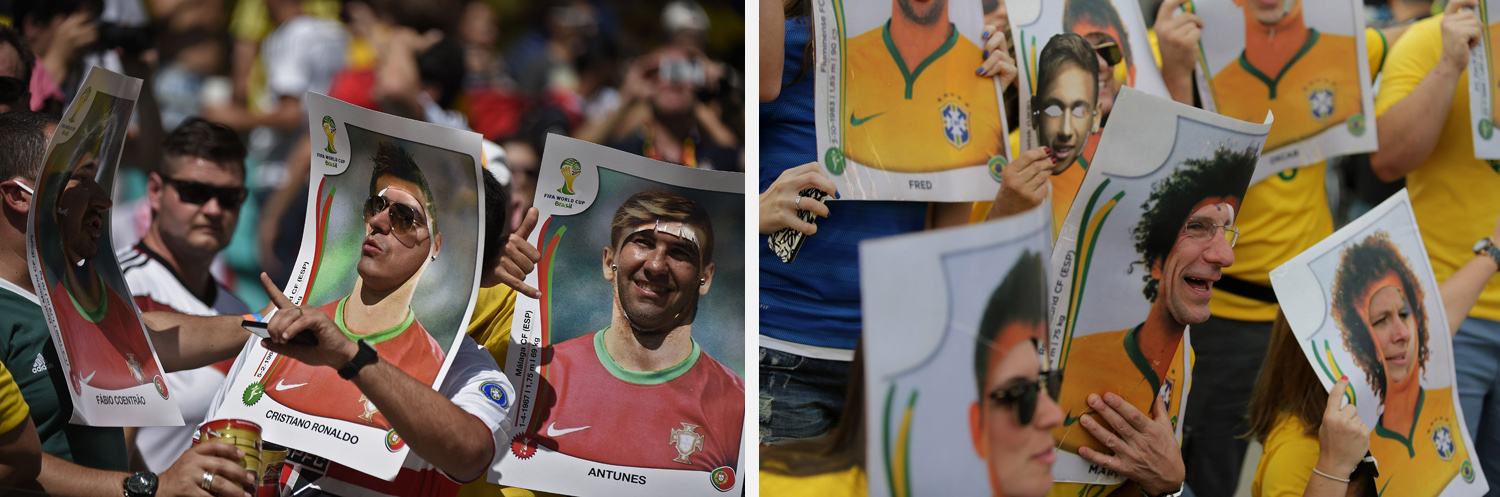 The 2014 FIFA Soccer Football World Cup's Moments of Strange Symmetry