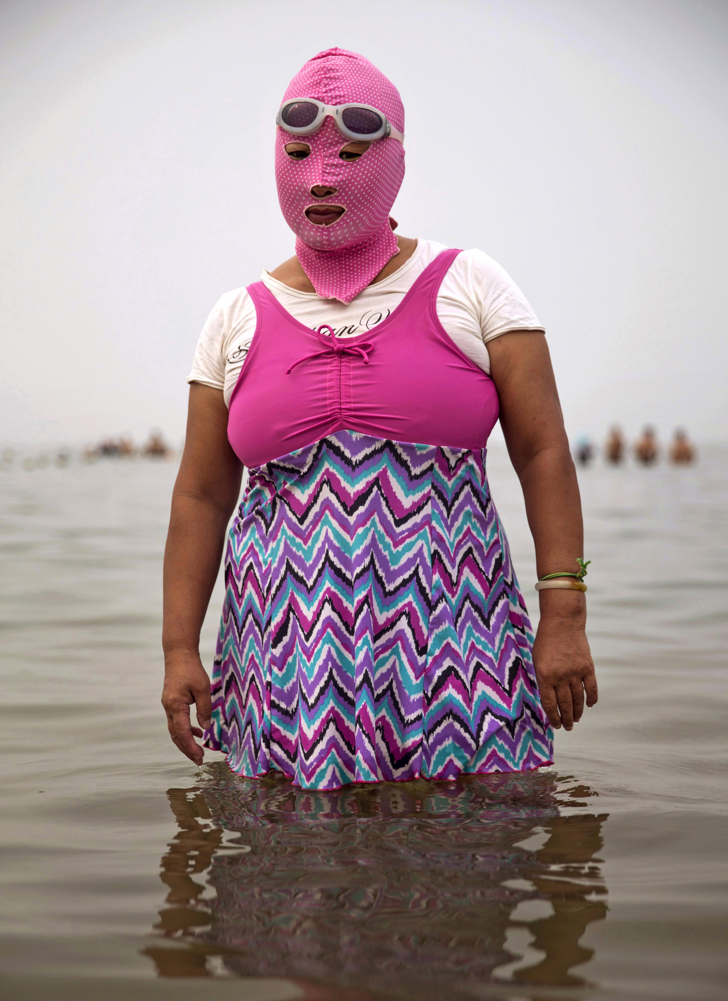 Sun Protection Images of China's 'Facekinis' Time