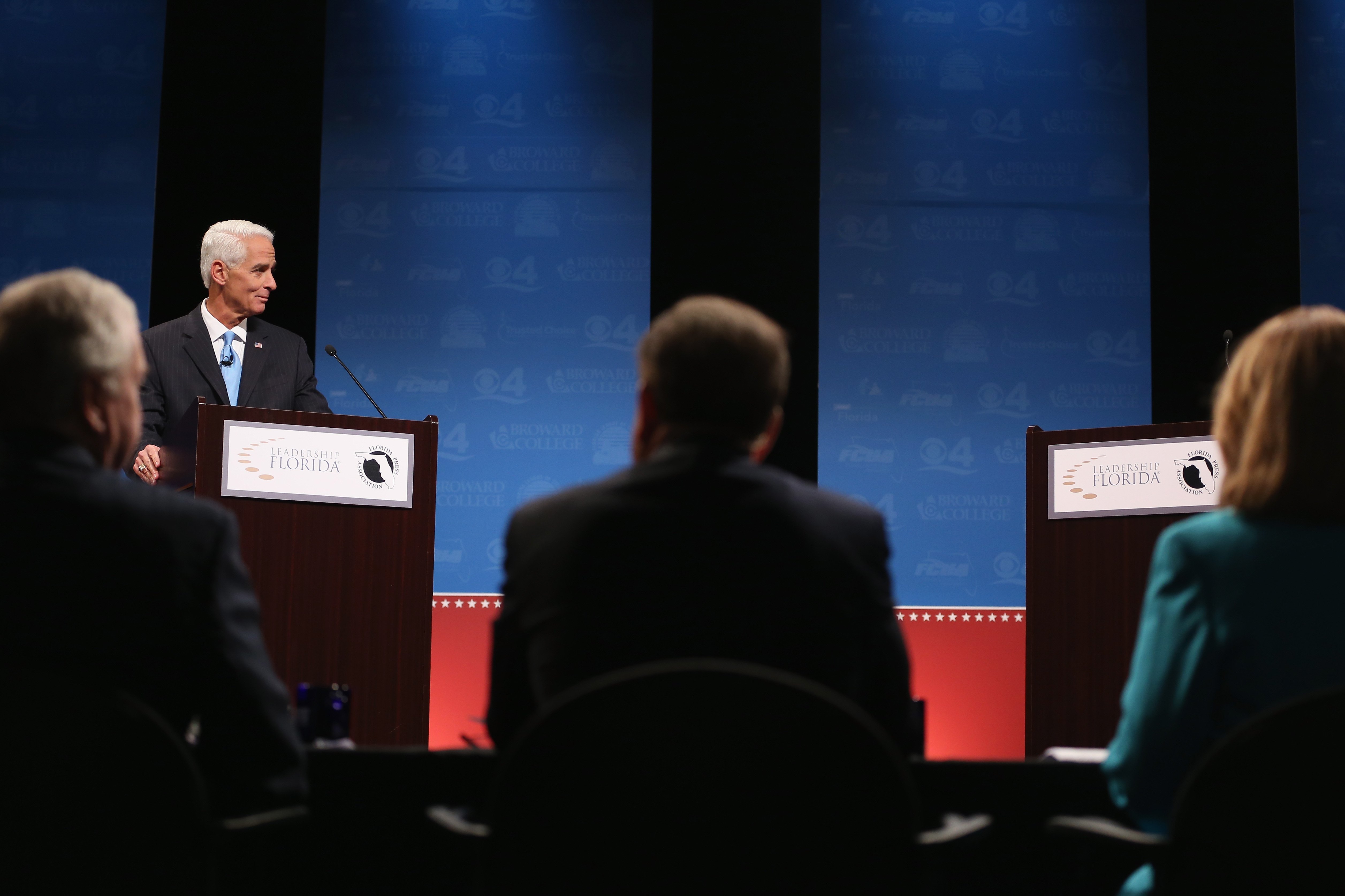 FanGate Governor Rick Scott Refuses to Take Debate Stage Over Fan Time