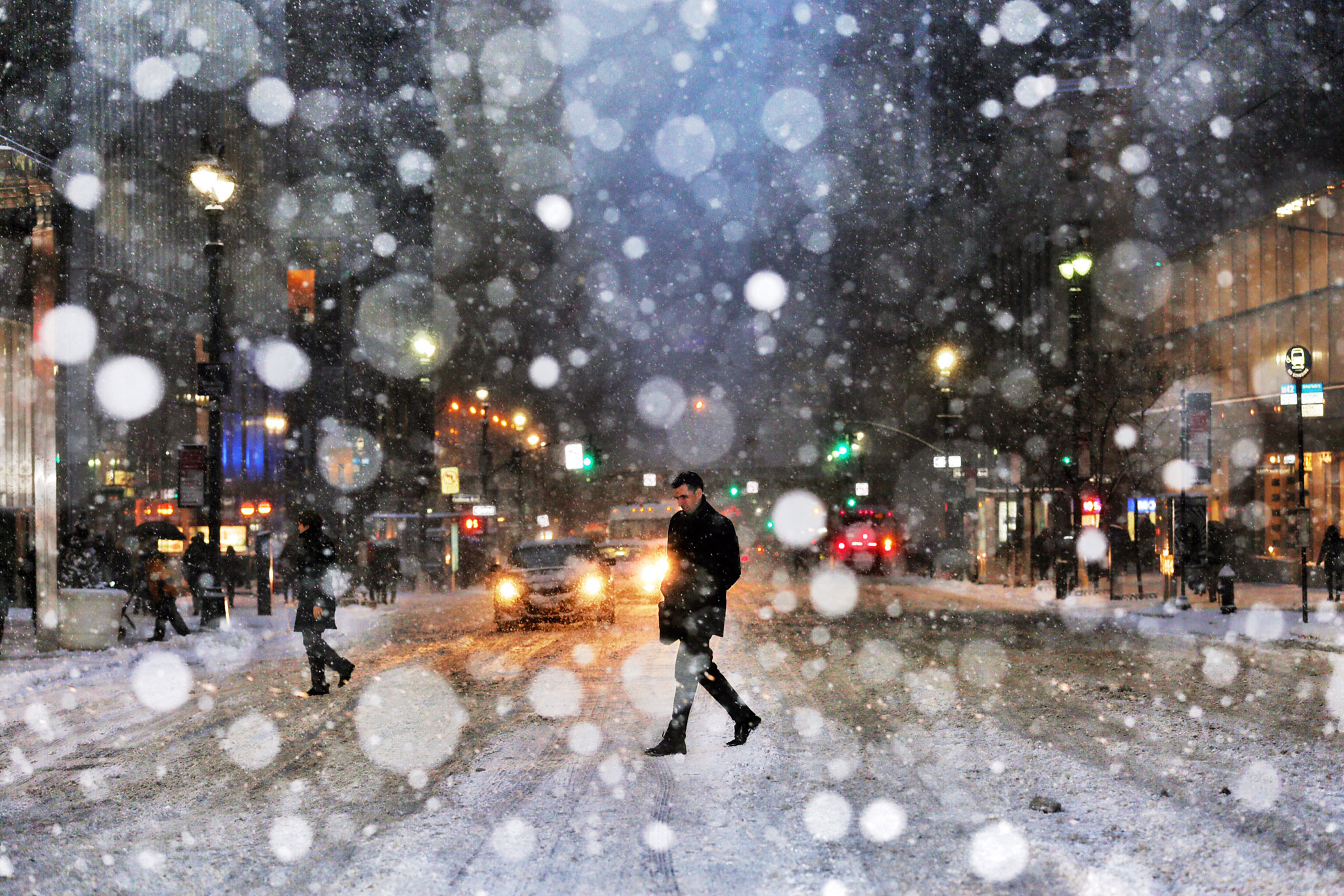 Weather Forecast Winter Blizzard Hits New York City, Boston TIME