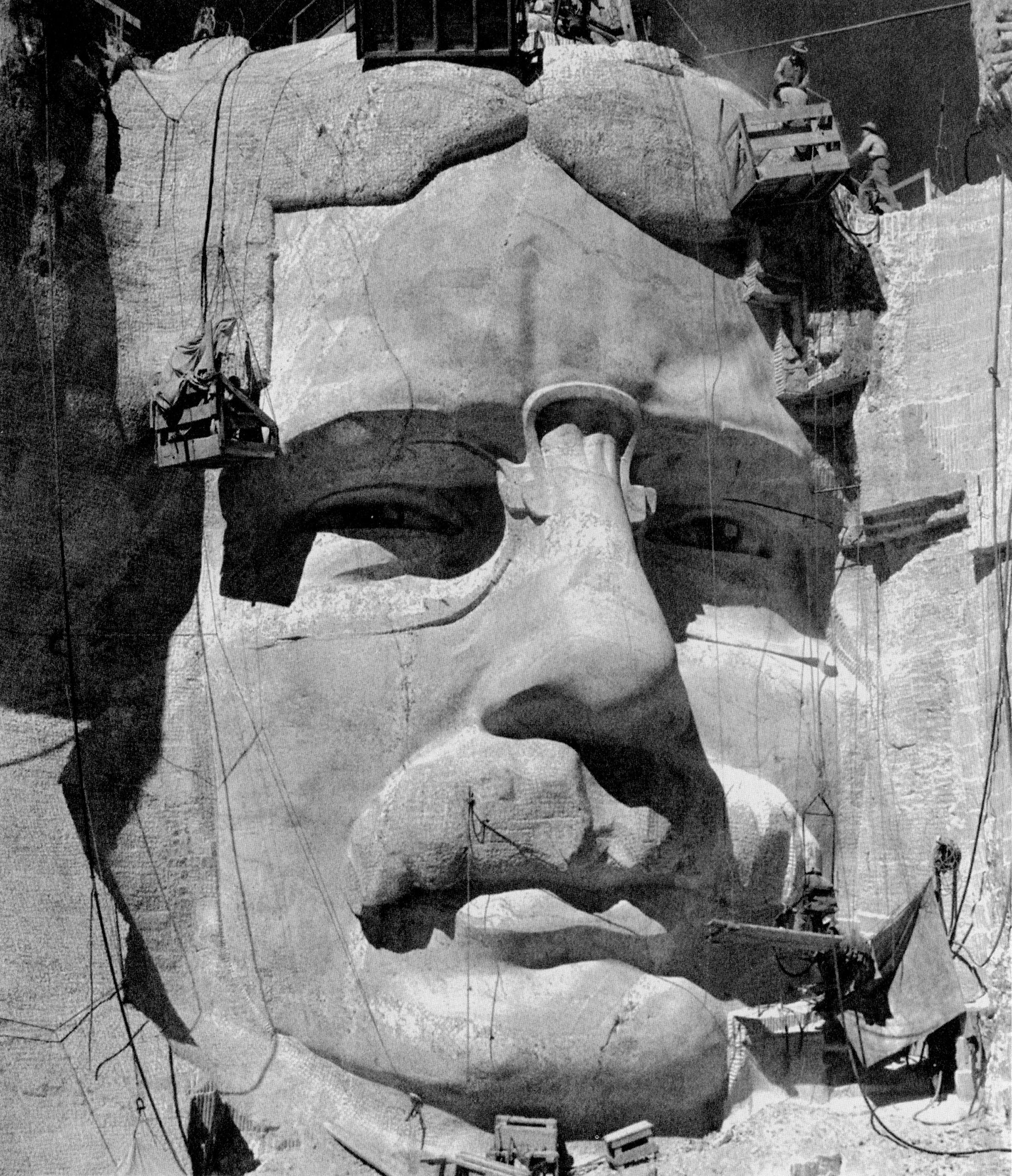 Mount Rushmore See Photos of Monument Under Construction Time