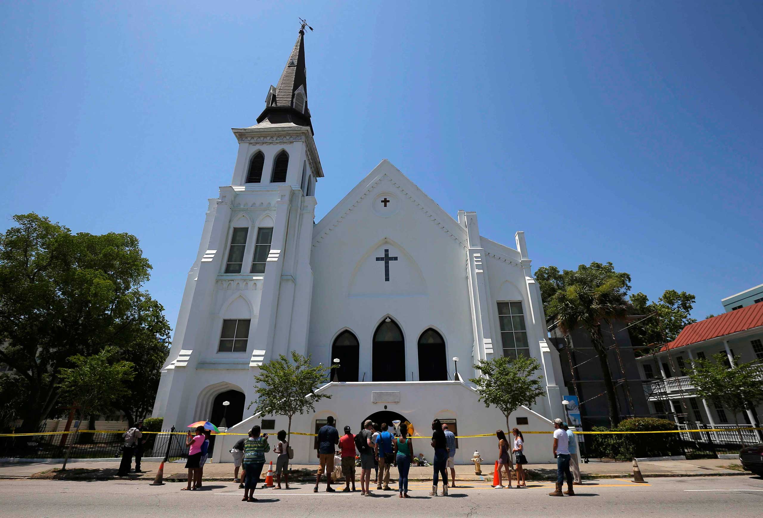 Charleston Shooting See the Vigil for Victims at a Church Time