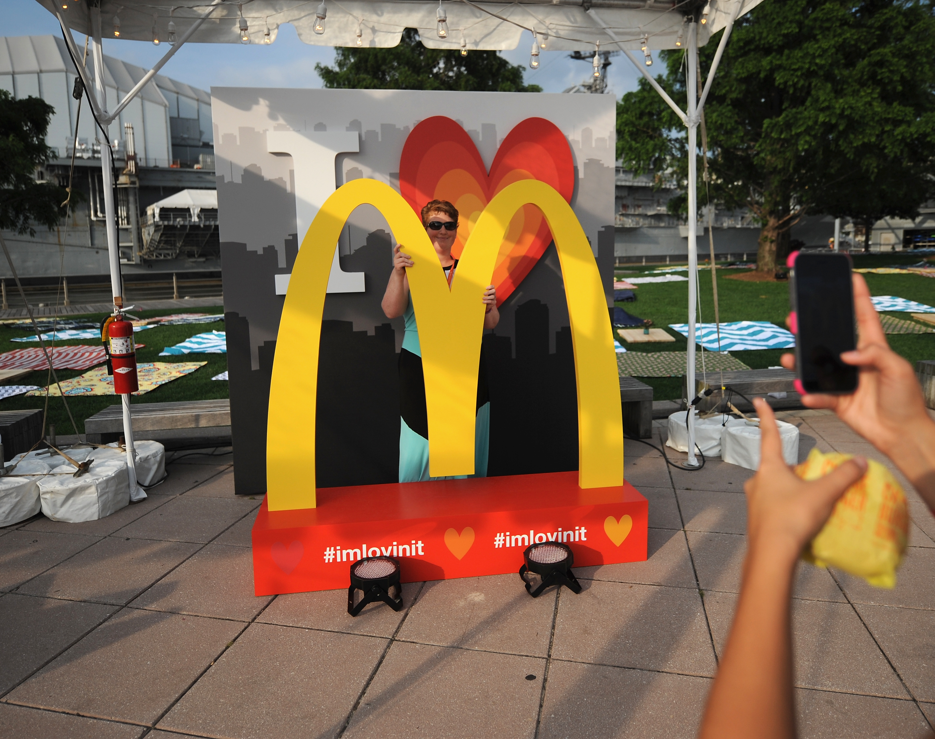 McDonald's Outside Tables