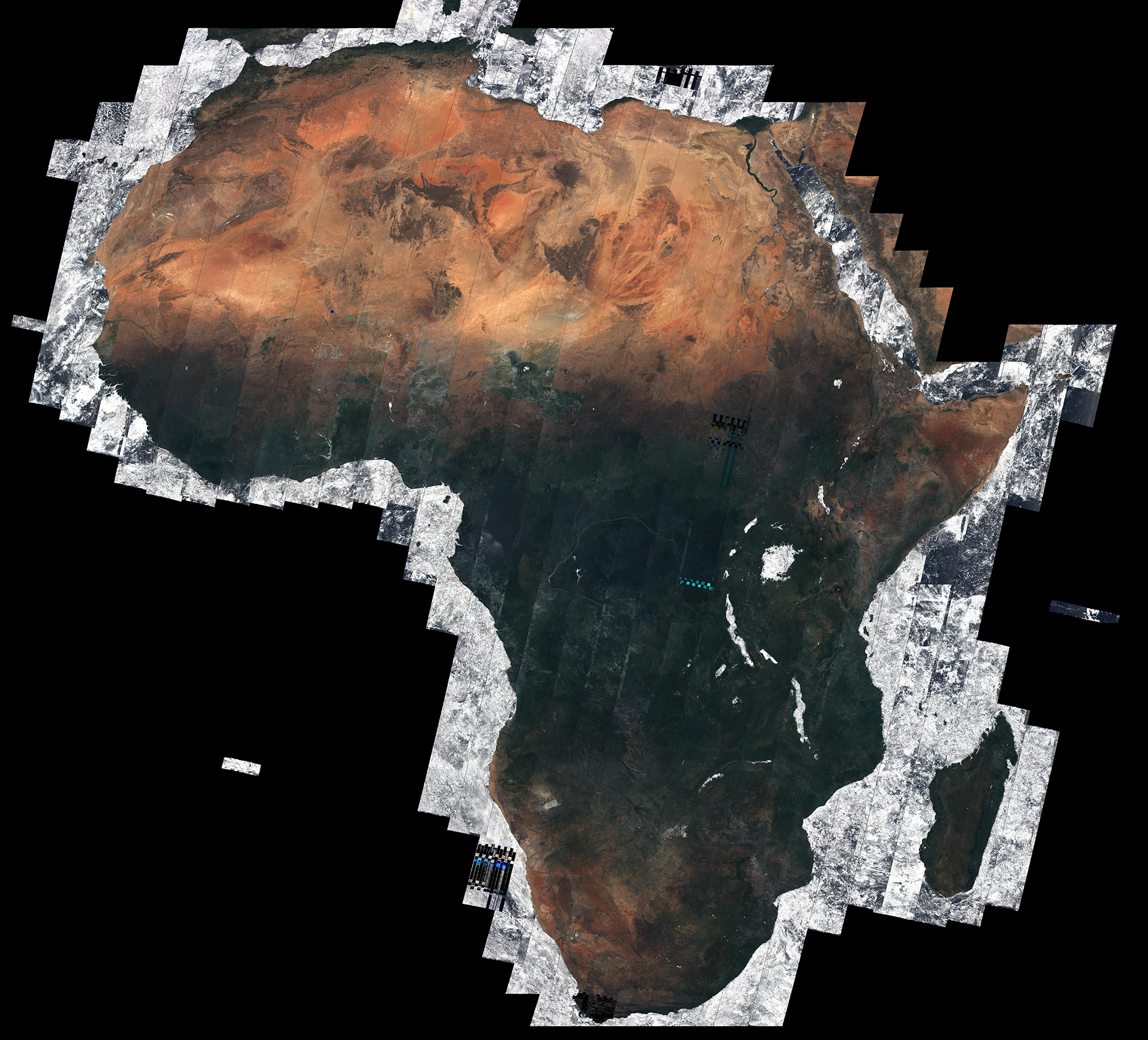 See a Remarkable CloudFree View of Africa Time