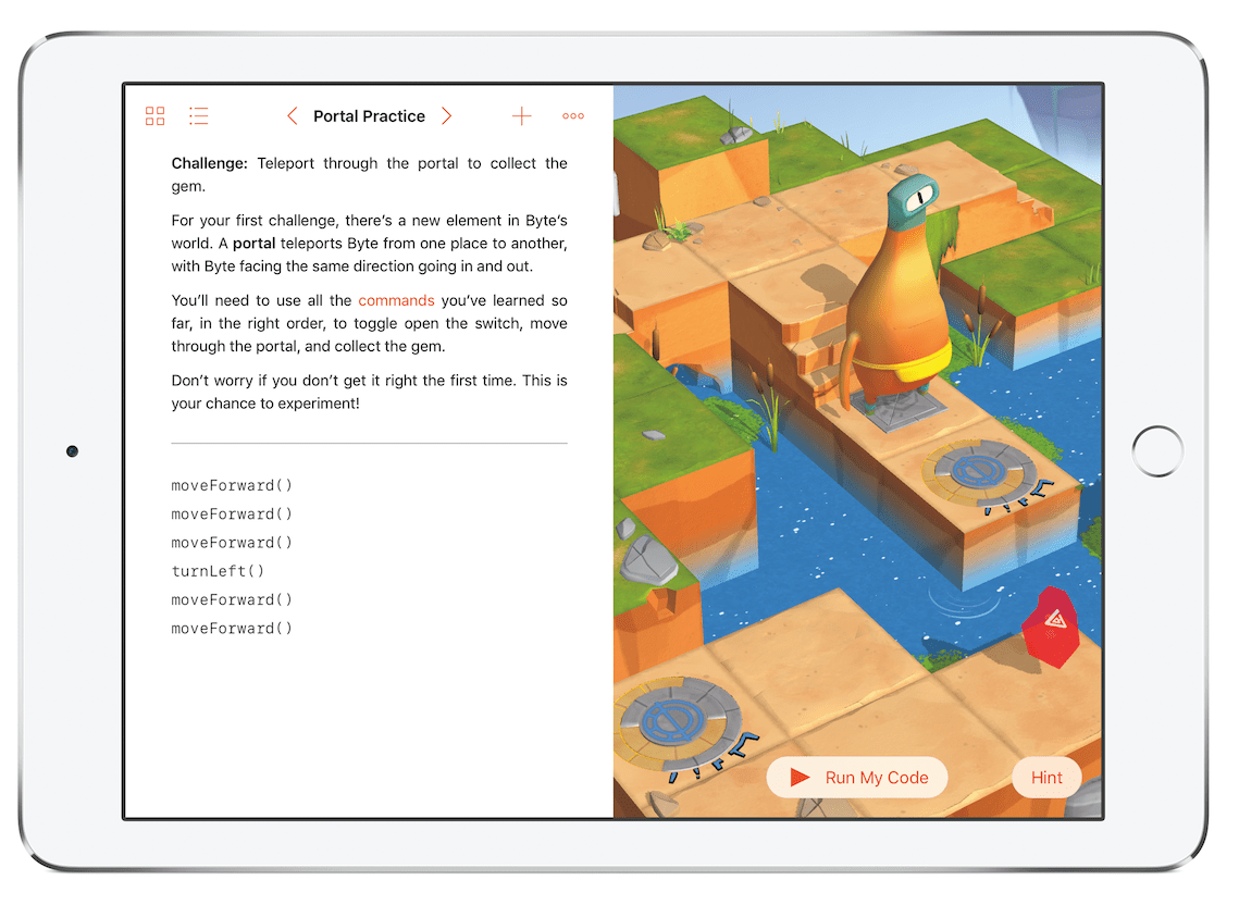 HandsOn With Apple's Swift Playgrounds Kids' Coding App Time