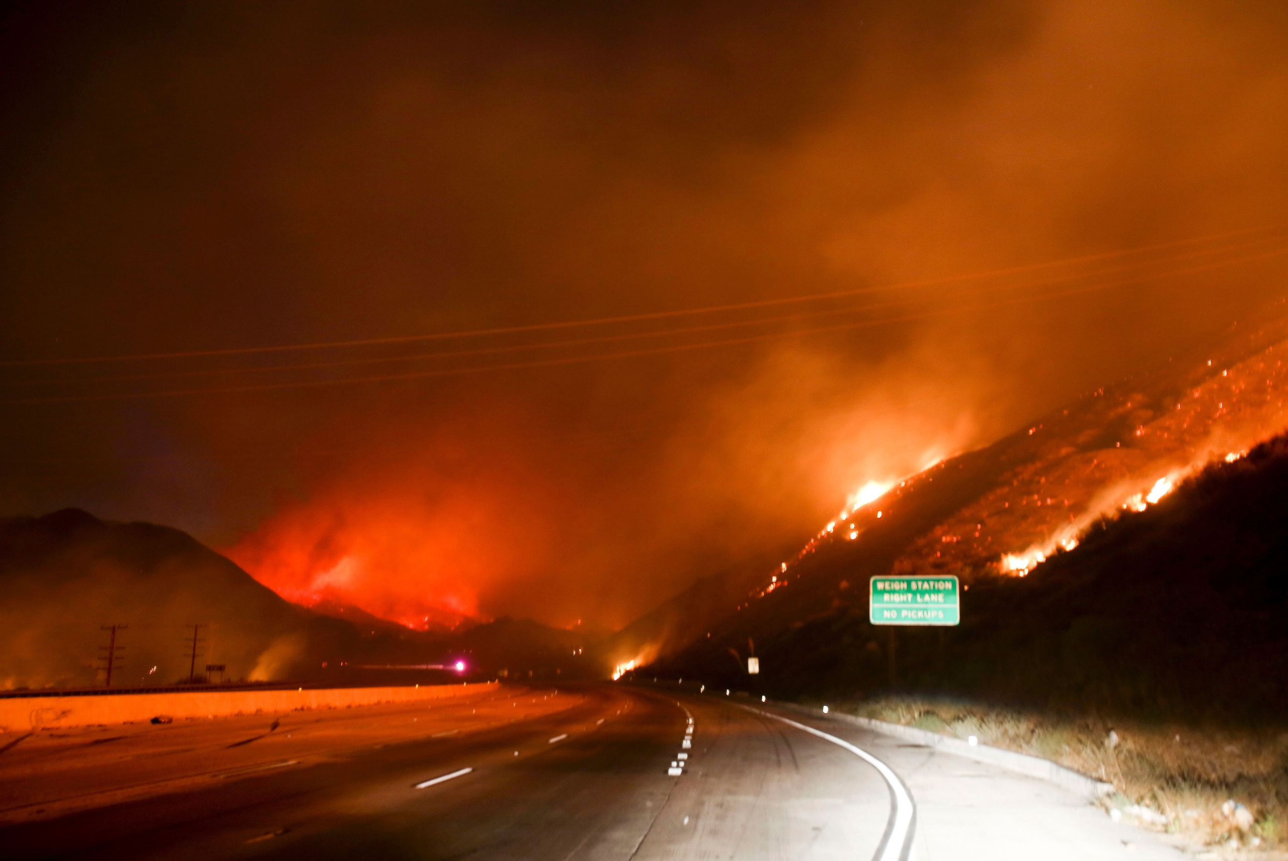 Blue Cut Fire Photos of the Growing California Wildfire Time