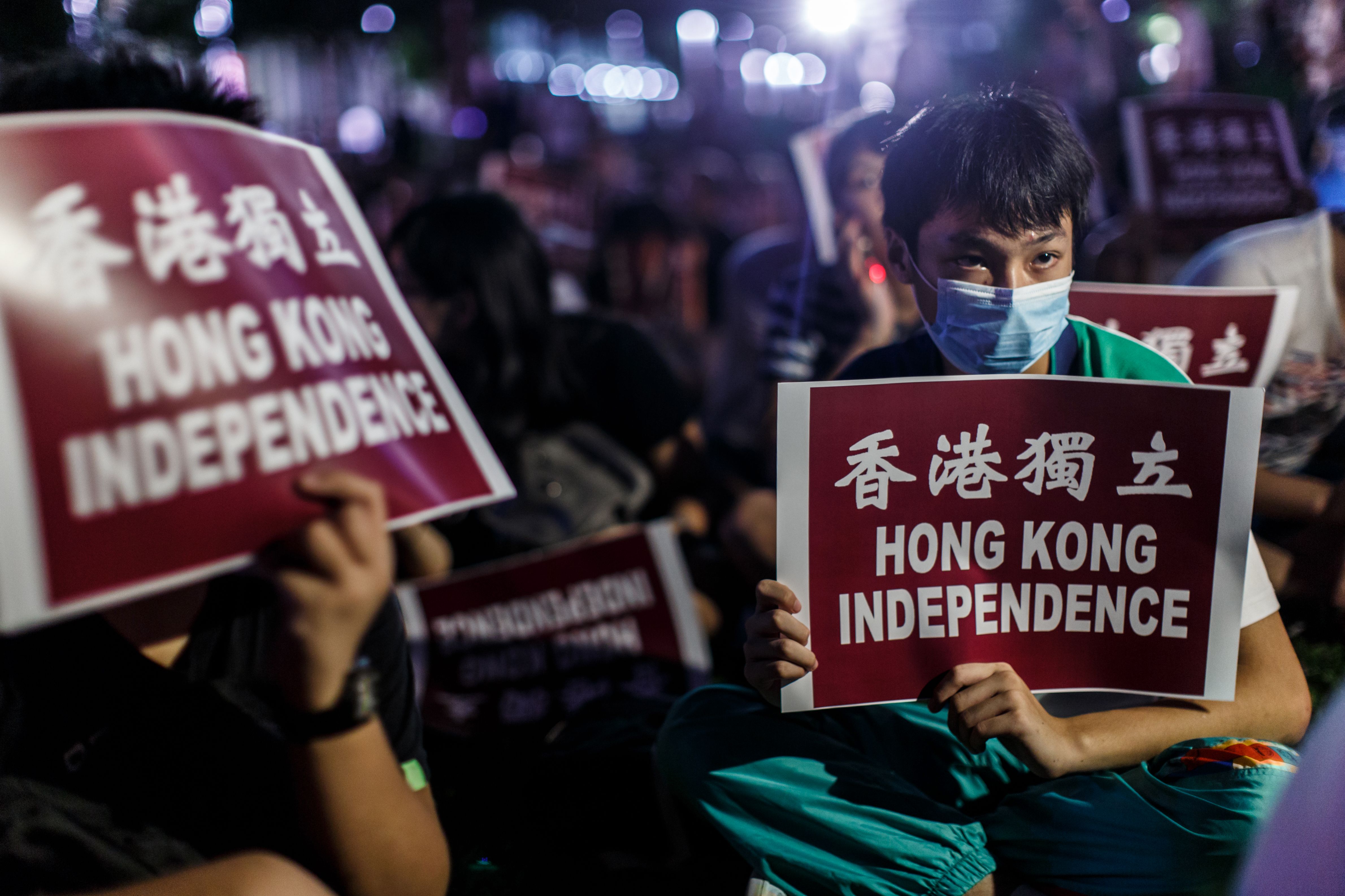 Hong Kong Makes History With First ProIndependence Rally Time