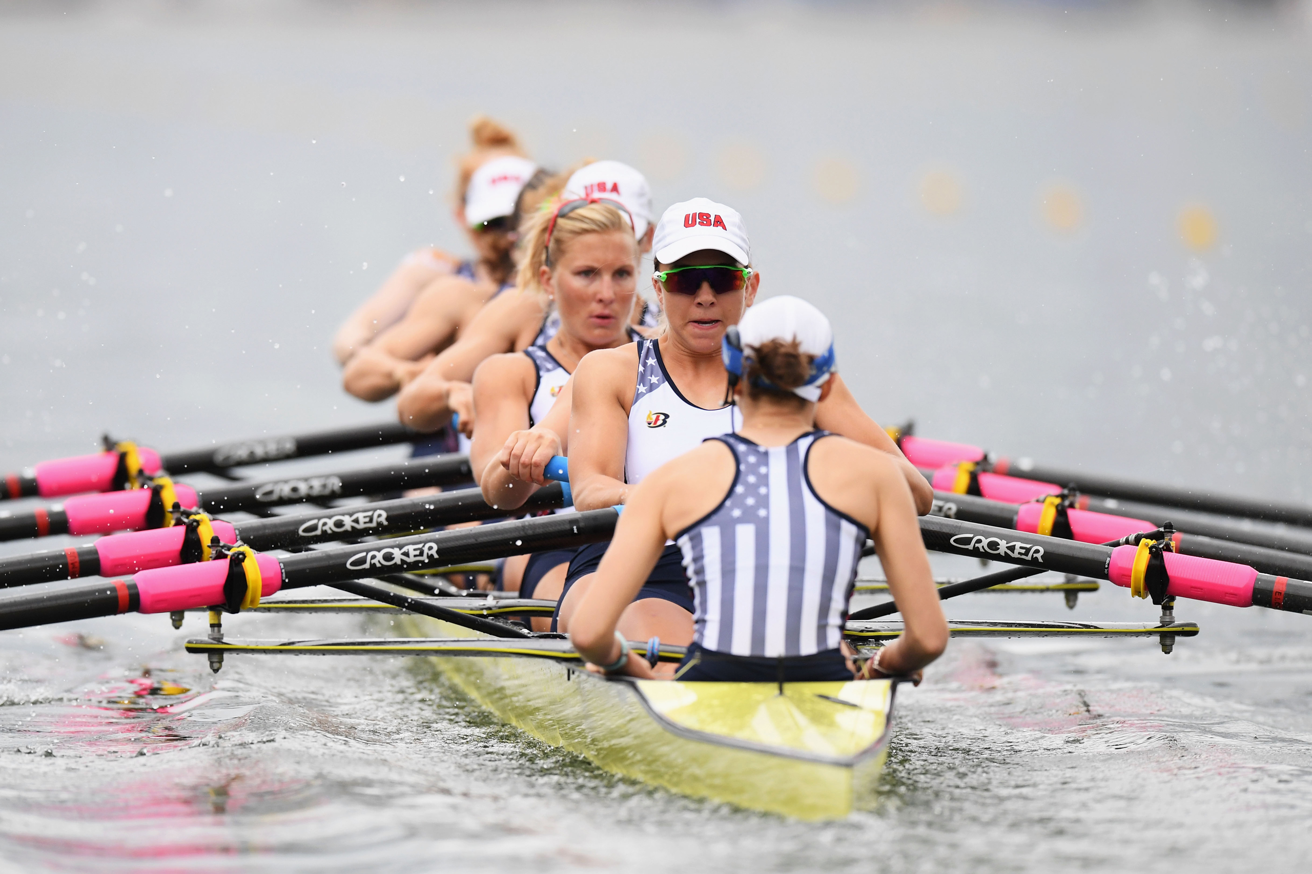 Rio 2016 Olympics US Women's Eight Rowing Gold Favorites Time