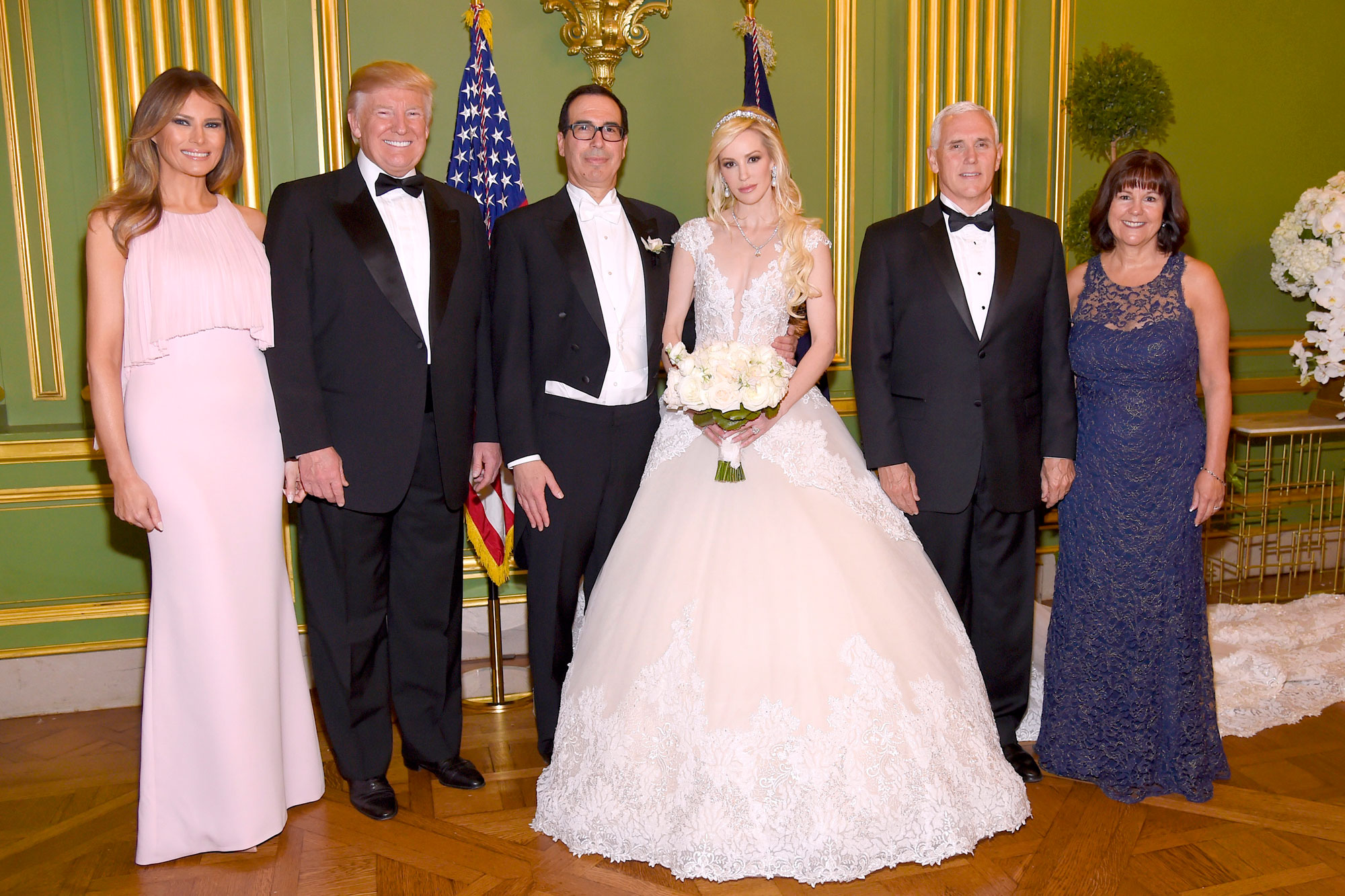 Donald and Melania Trump Attend Steven Mnuchin's Wedding TIME