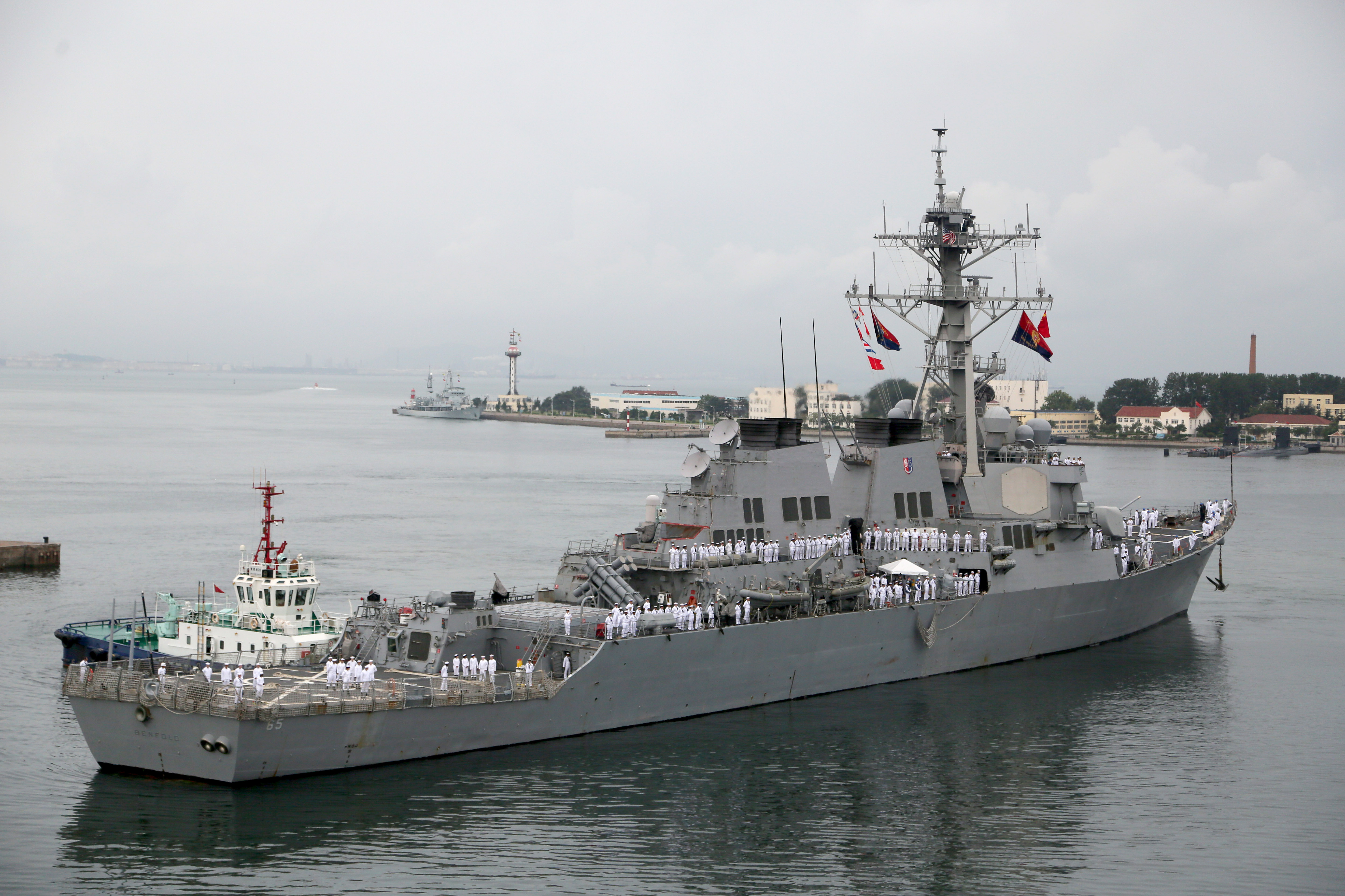 The USS Benfold Just Collided With a Tugboat in Japan Time