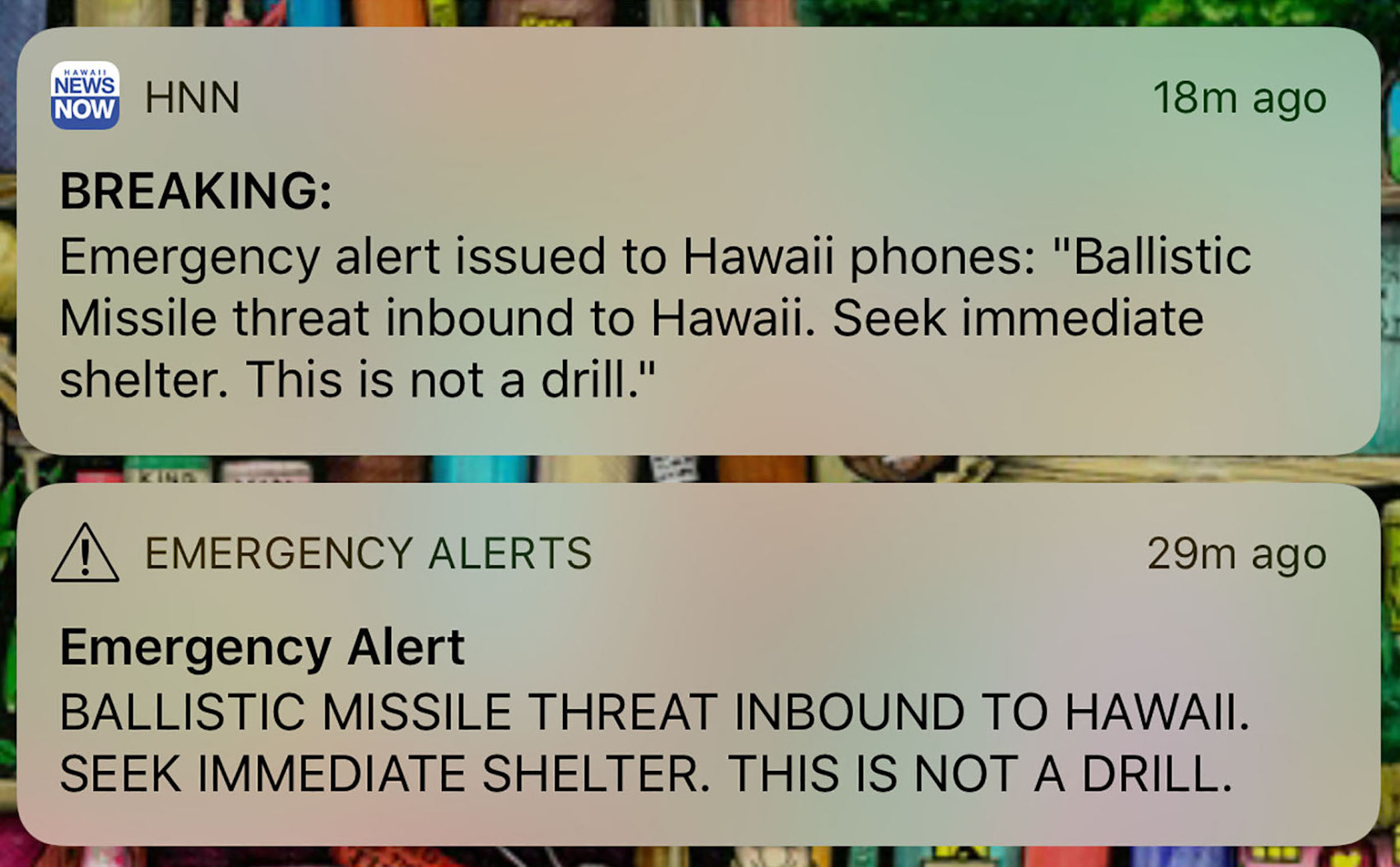 Hawaii False Missile Alert