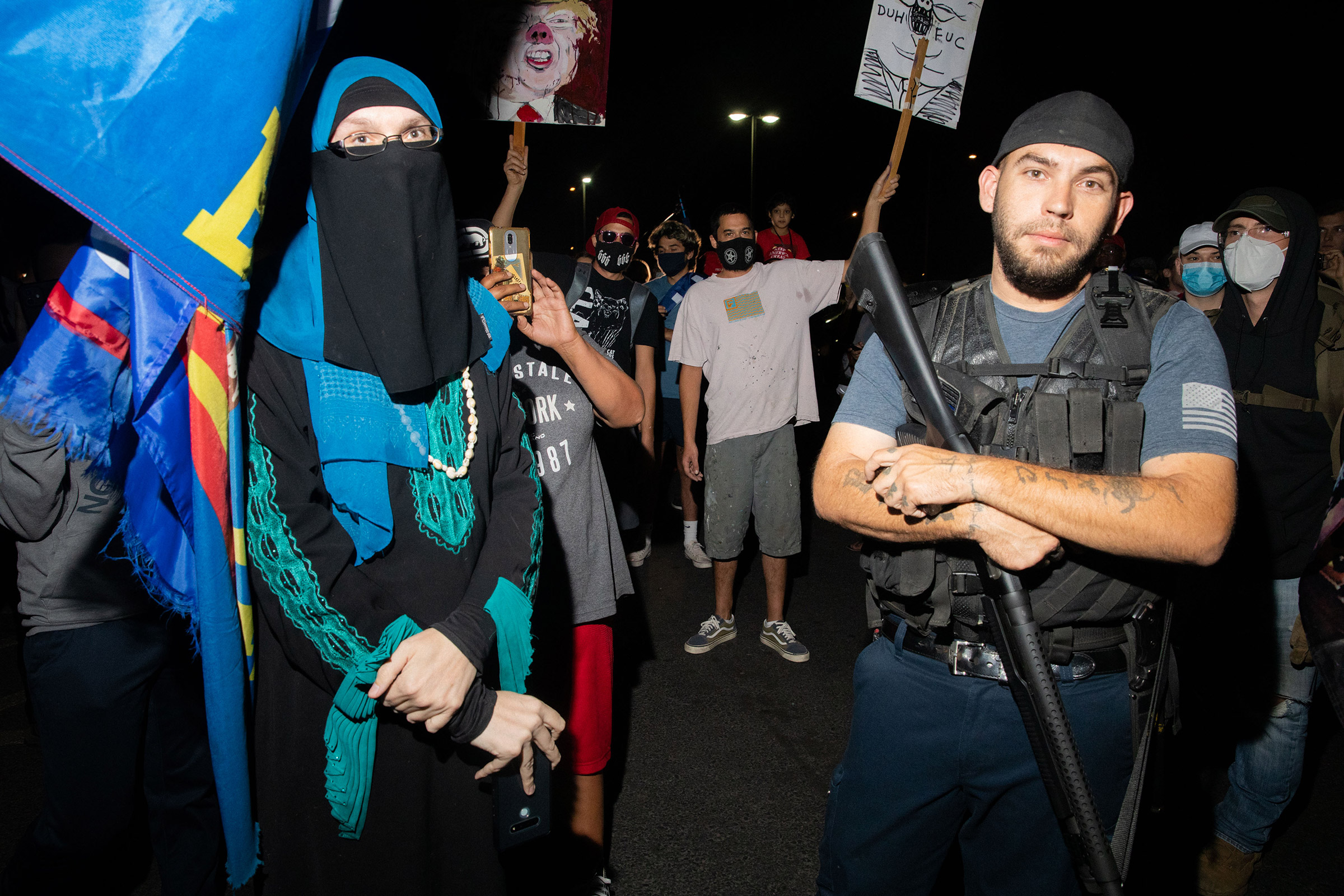 "I Don't See Them Accepting The Results" Scenes from Election Protests