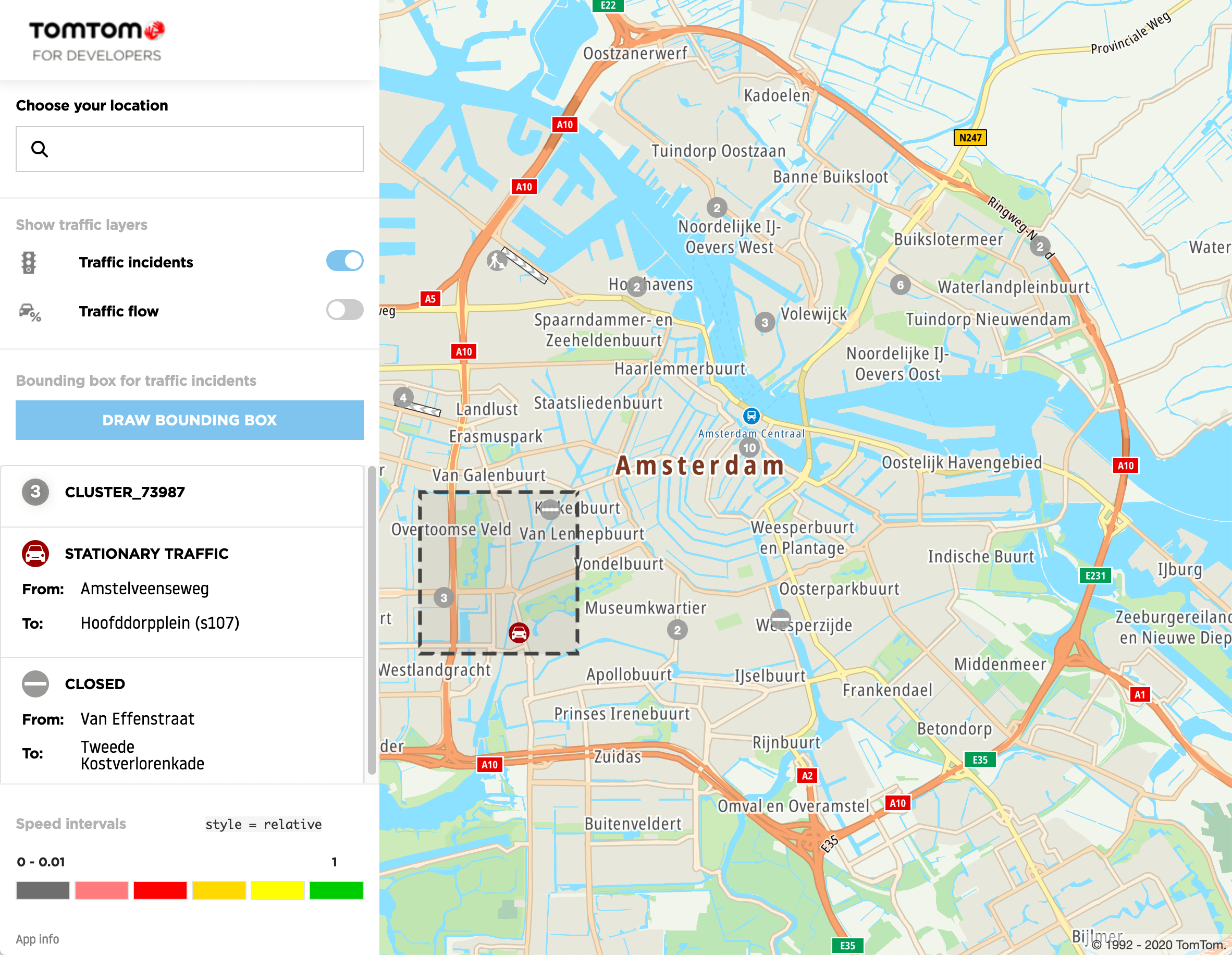 Traffic Tutorial Maps SDK  JS v6 TomTom Developer Portal