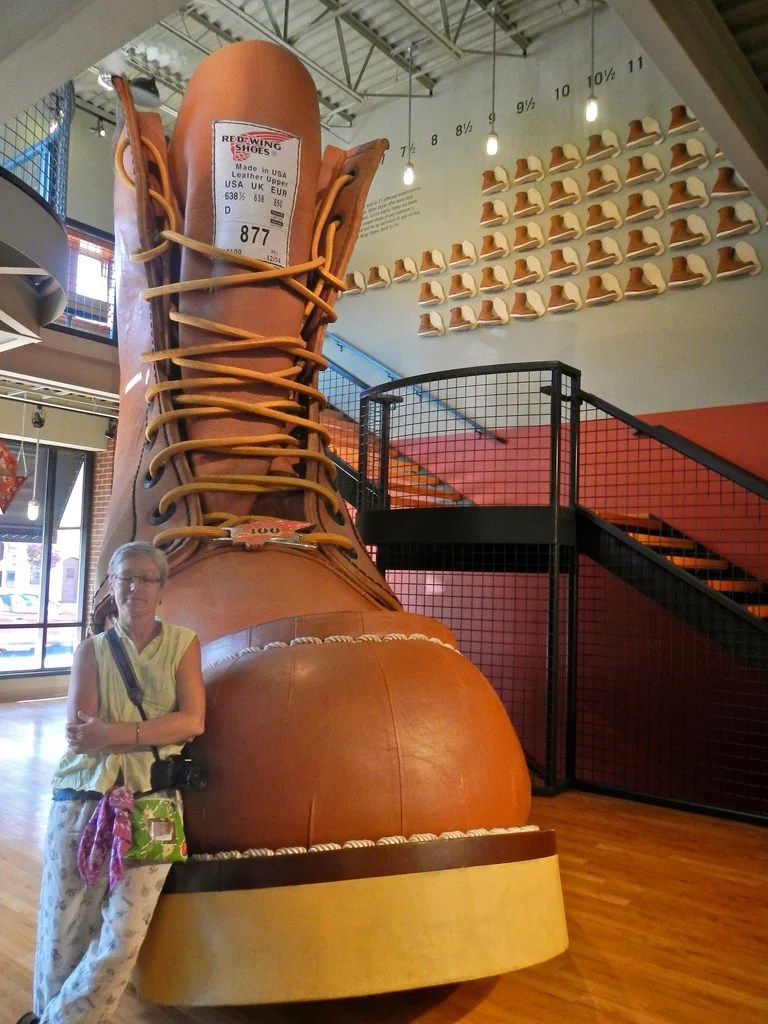 Red Wing Shoe Museum & World's Largest Boot in Red Wing, Minnesota
