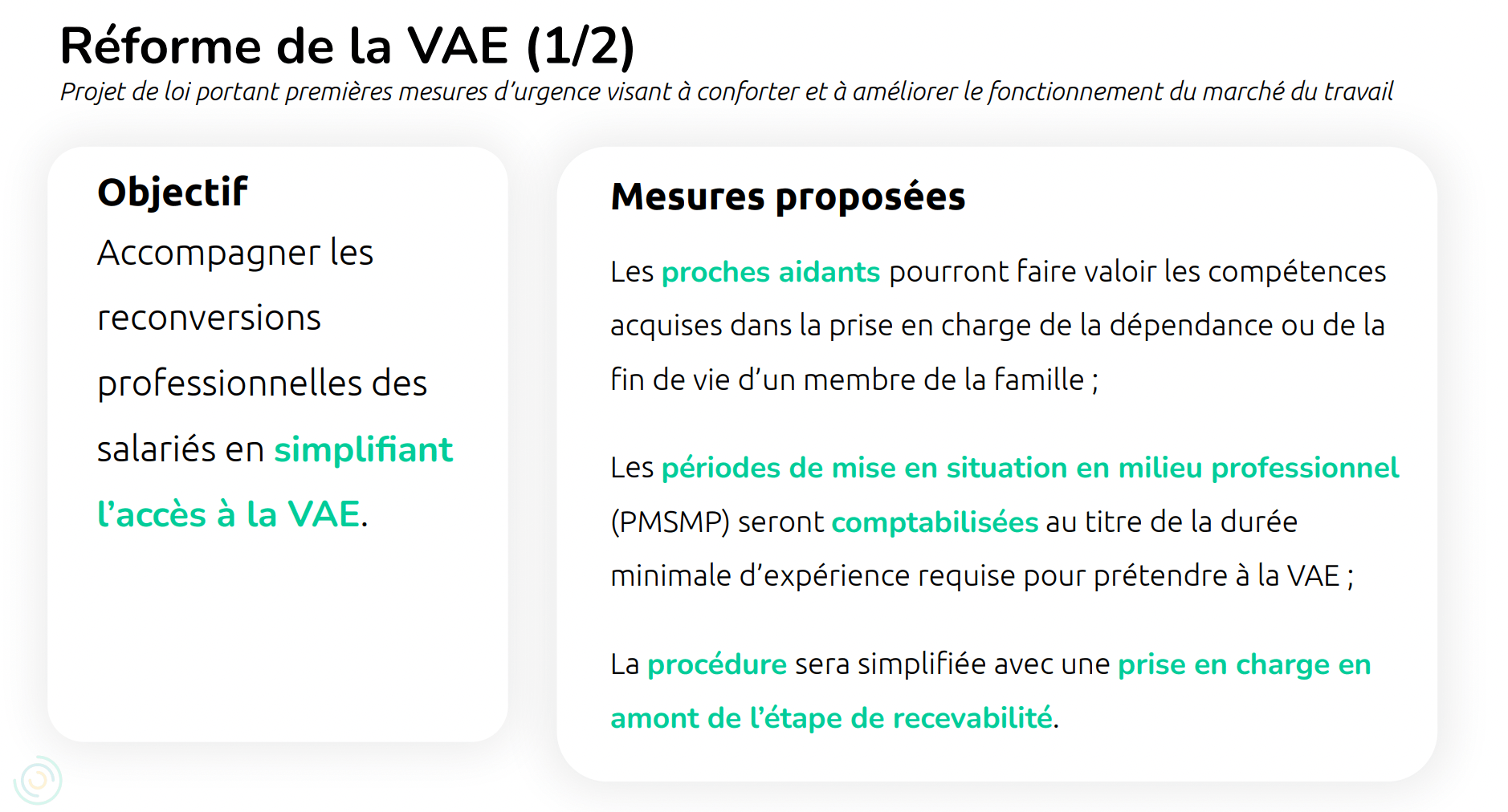 Système de la formation issu de la loi “Avenir professionnel” les