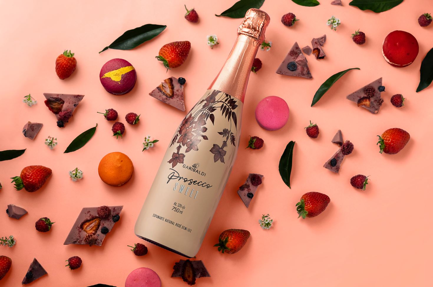 Inédito, Espumante Garibaldi Prosecco Rosé Sweet é grata surpresa na