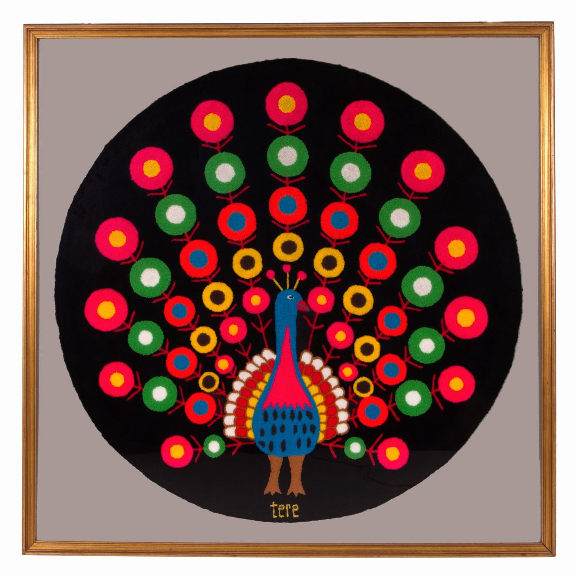 Arazzo. Firmato TERE. Venezuela Asta ASTA ORIENTAL CARPETS & TEXTILES