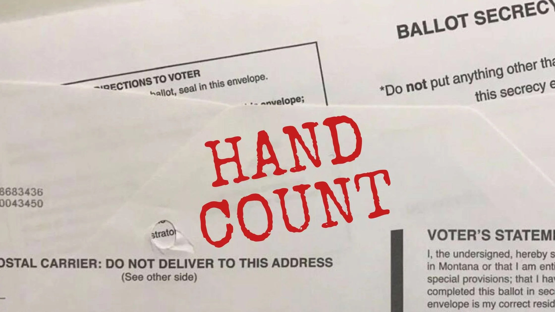 Election Judge Handling Hand Count Option For Montana Voters’ Ballots