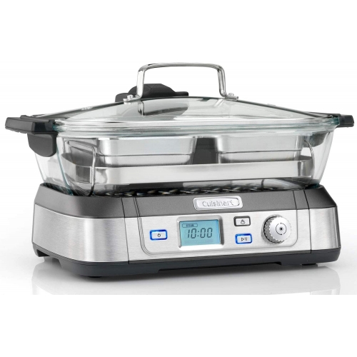 Cuisinart STM1000U Professional Glass Steamer, Stainless Steel, 1800W