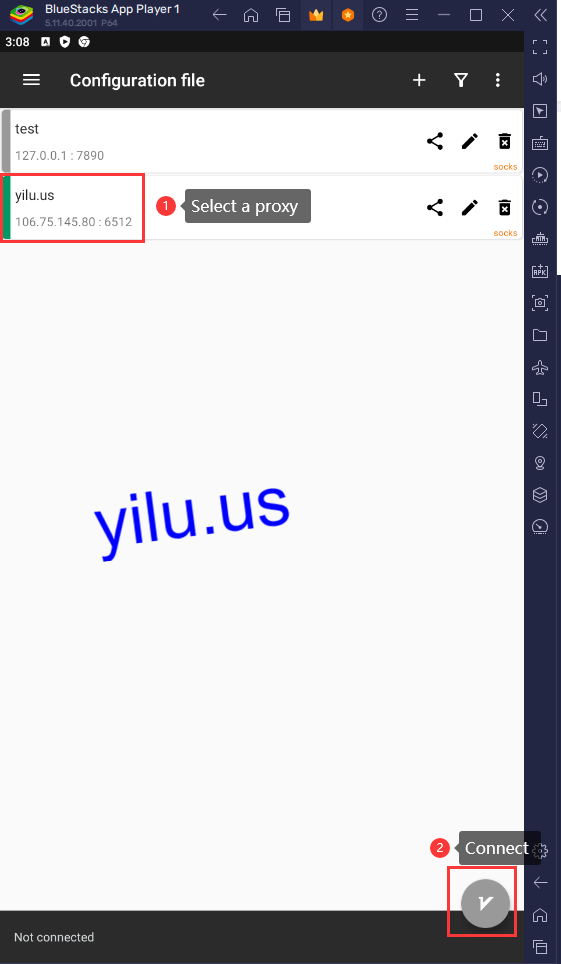 GitHub YiLuProxy/BlueStacksChangeIPProxySettings How to configure YiLu Socks5 proxy and