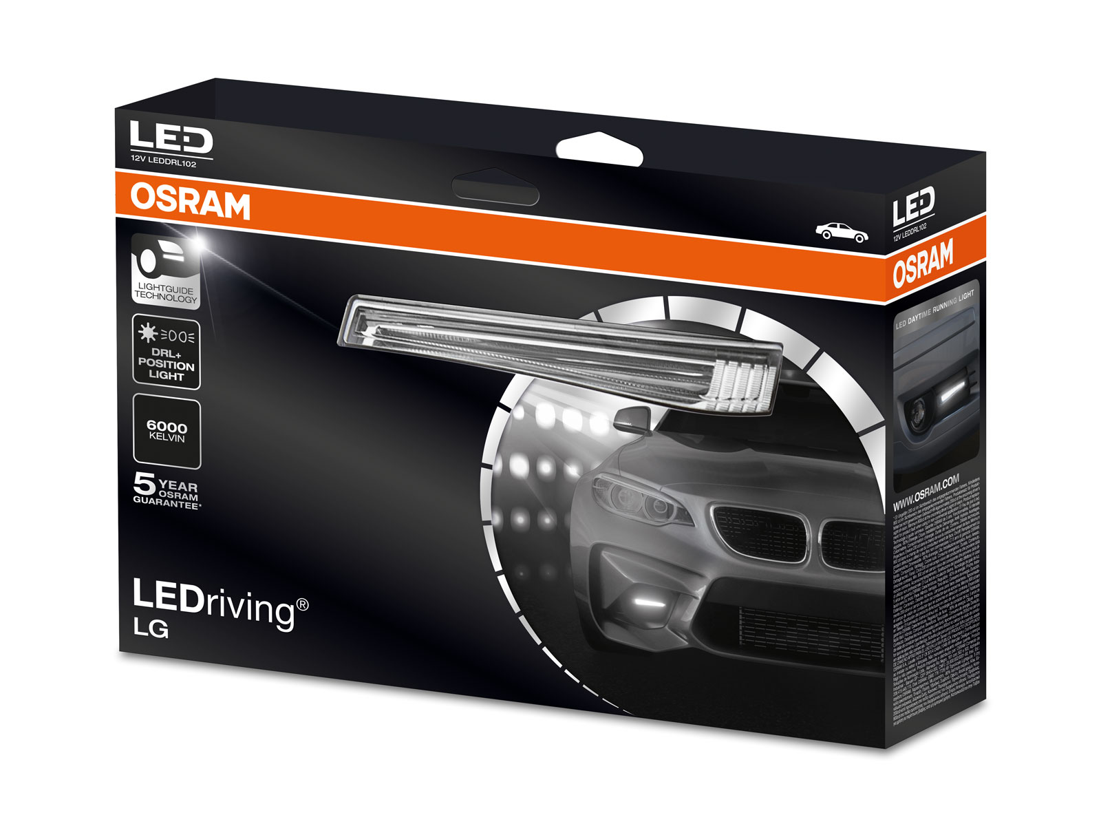 OSRAM LEDriving LG 15W LED Tagfahrlicht & Positionslicht TFL 6000K E