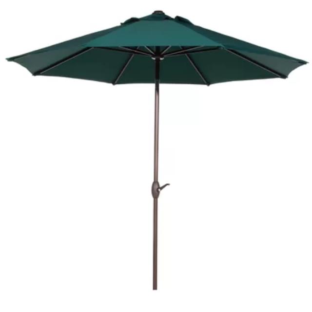 Green Table Umbrella with Base Wallace Events