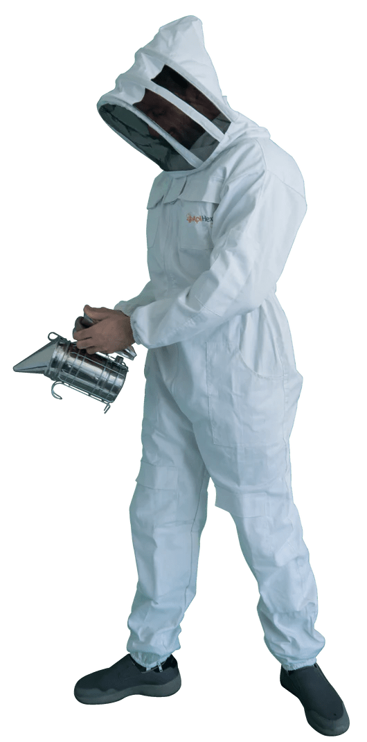 White Beekeeping Suit ApiHex