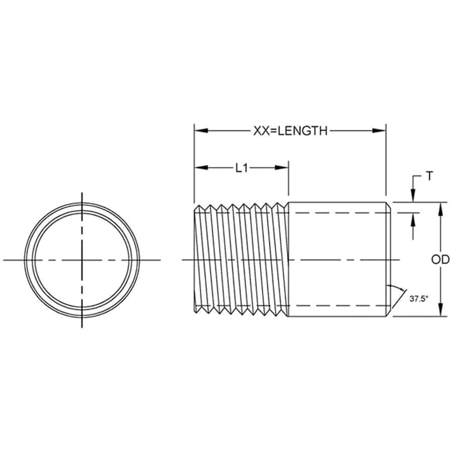 Threaded One End Nipples