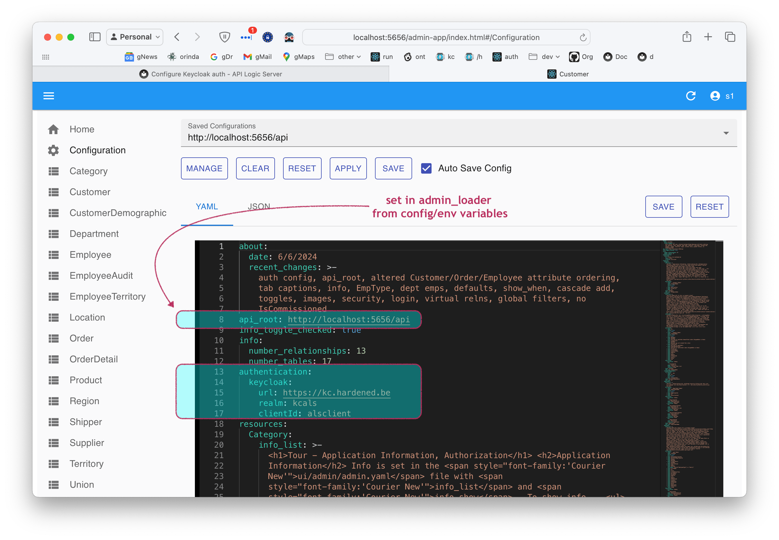 Configure Keycloak auth API Logic Server