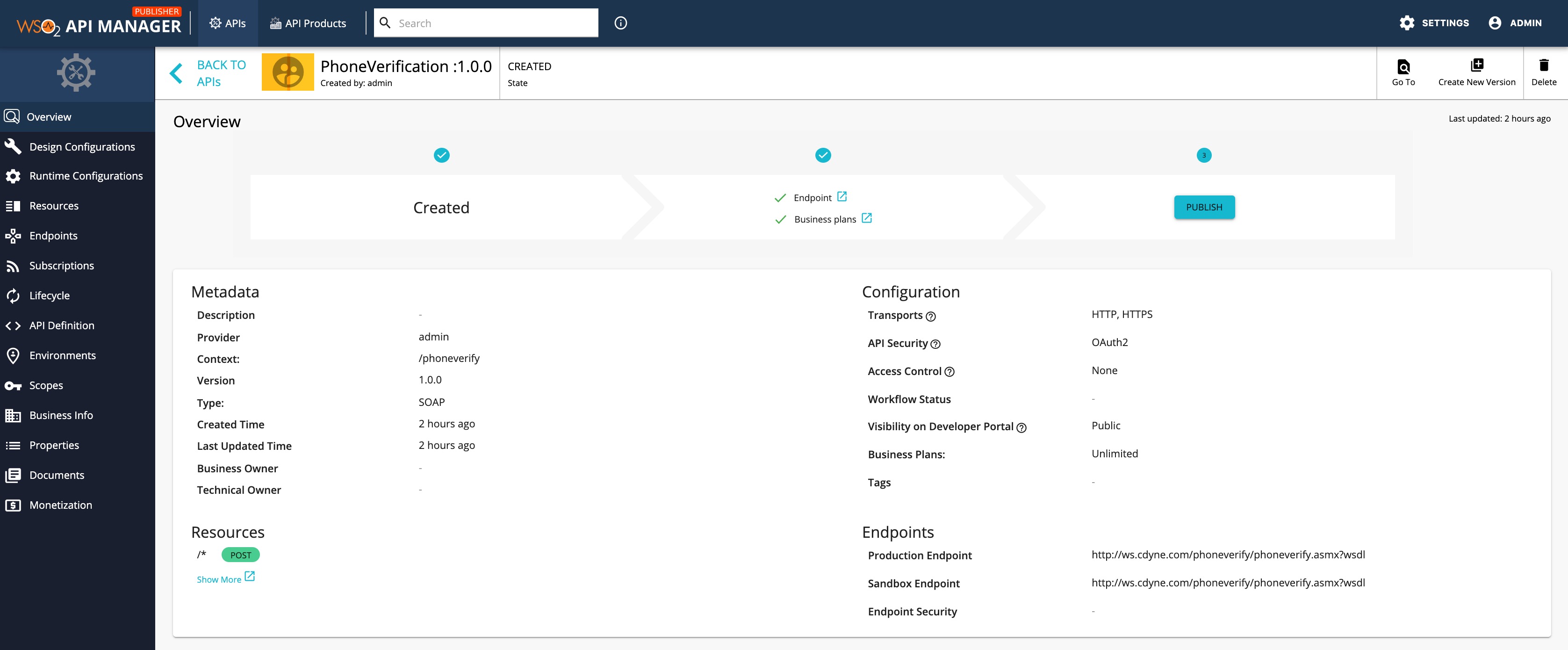 Expose a SOAP Service as a REST API WSO2 API Manager Documentation 3.2.0