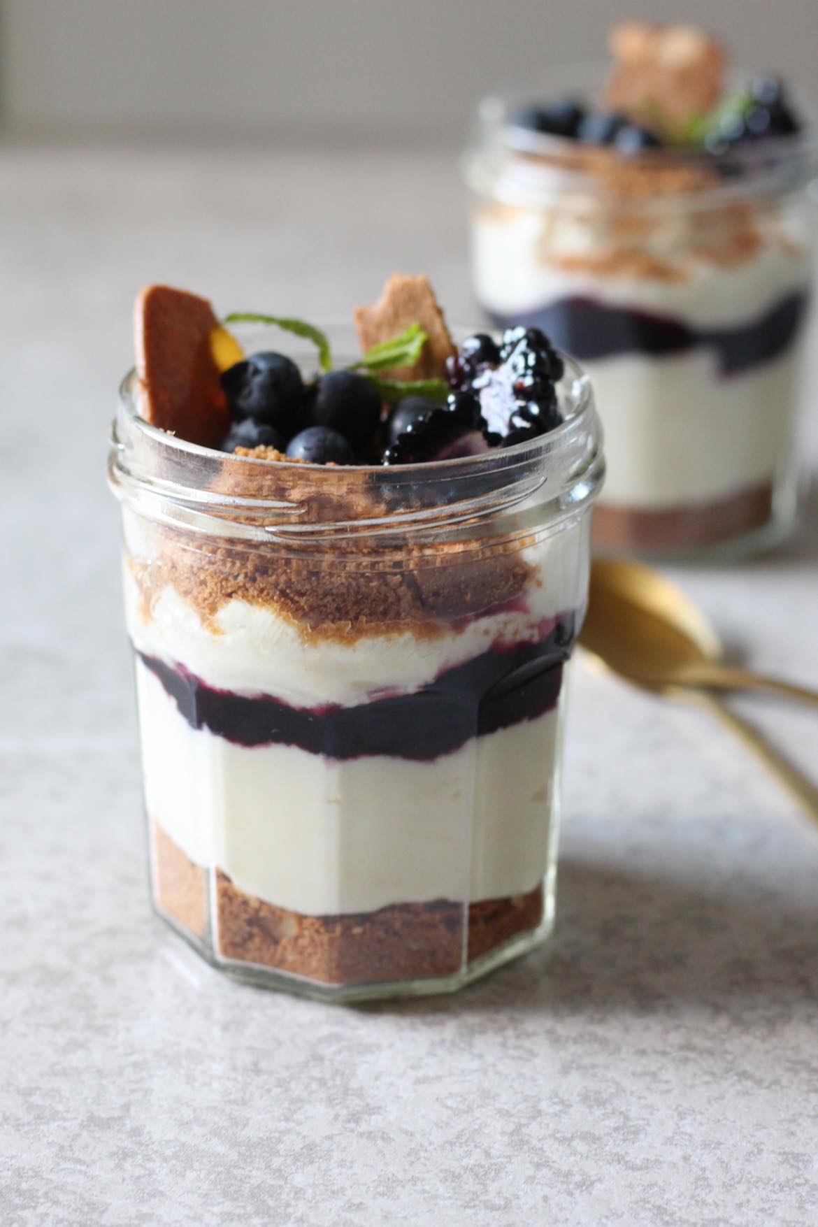 Cheesecake in een glaasje A pinch of Odelle