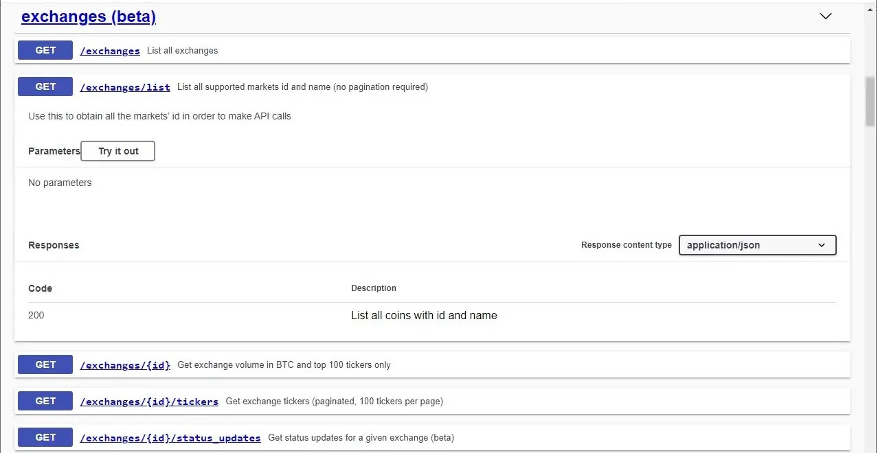 Coingecko API to Google Sheets Import Coingecko Data