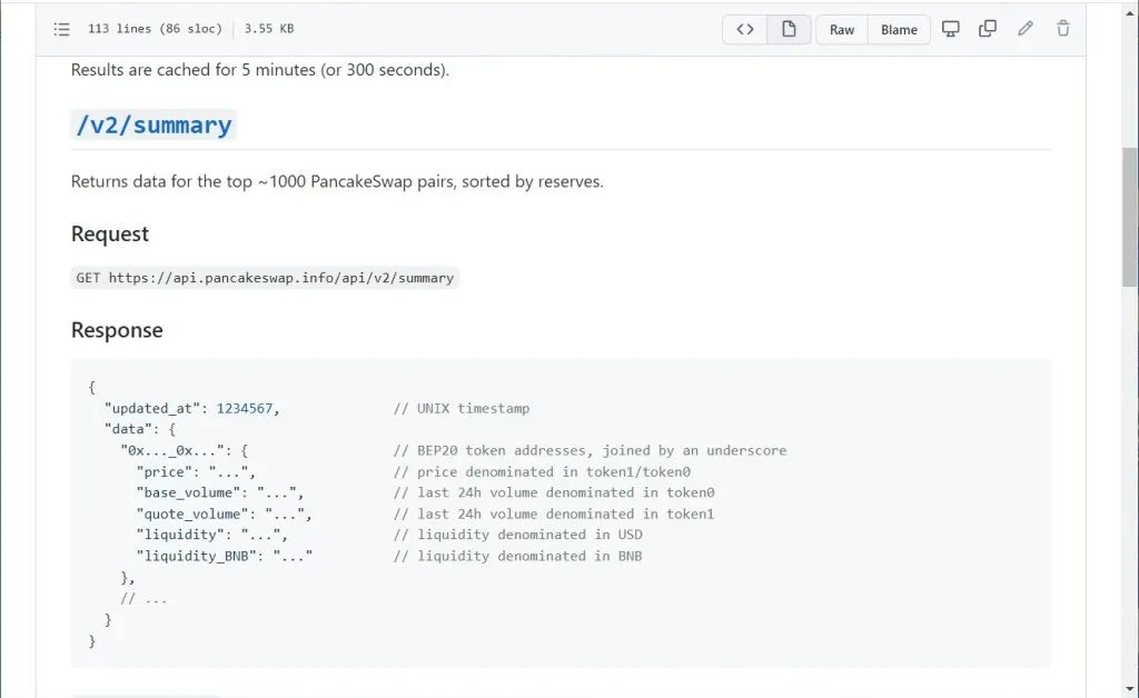 Connect PancakeSwap To Google Sheets [API Integration] Apipheny