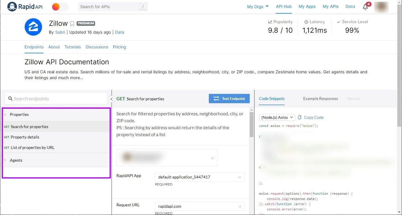 Zillow API Tutorial Scrape Zillow Data into Google Sheets Apipheny