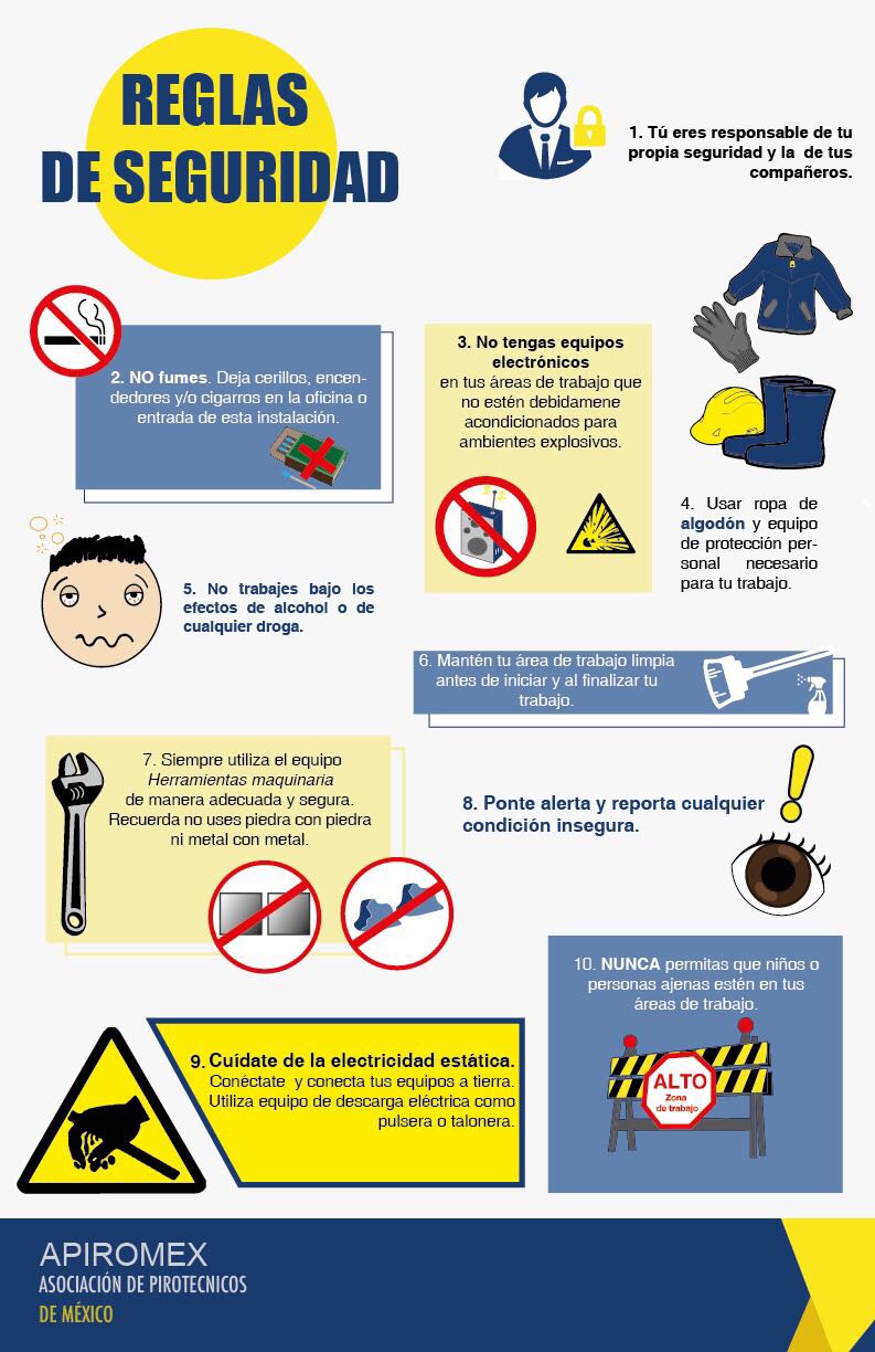 Reglas de seguridad APIROMEX
