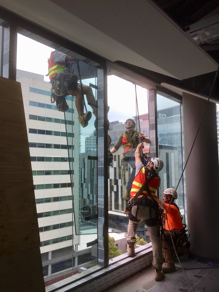 High Rise Air Conditioning API Rope Access