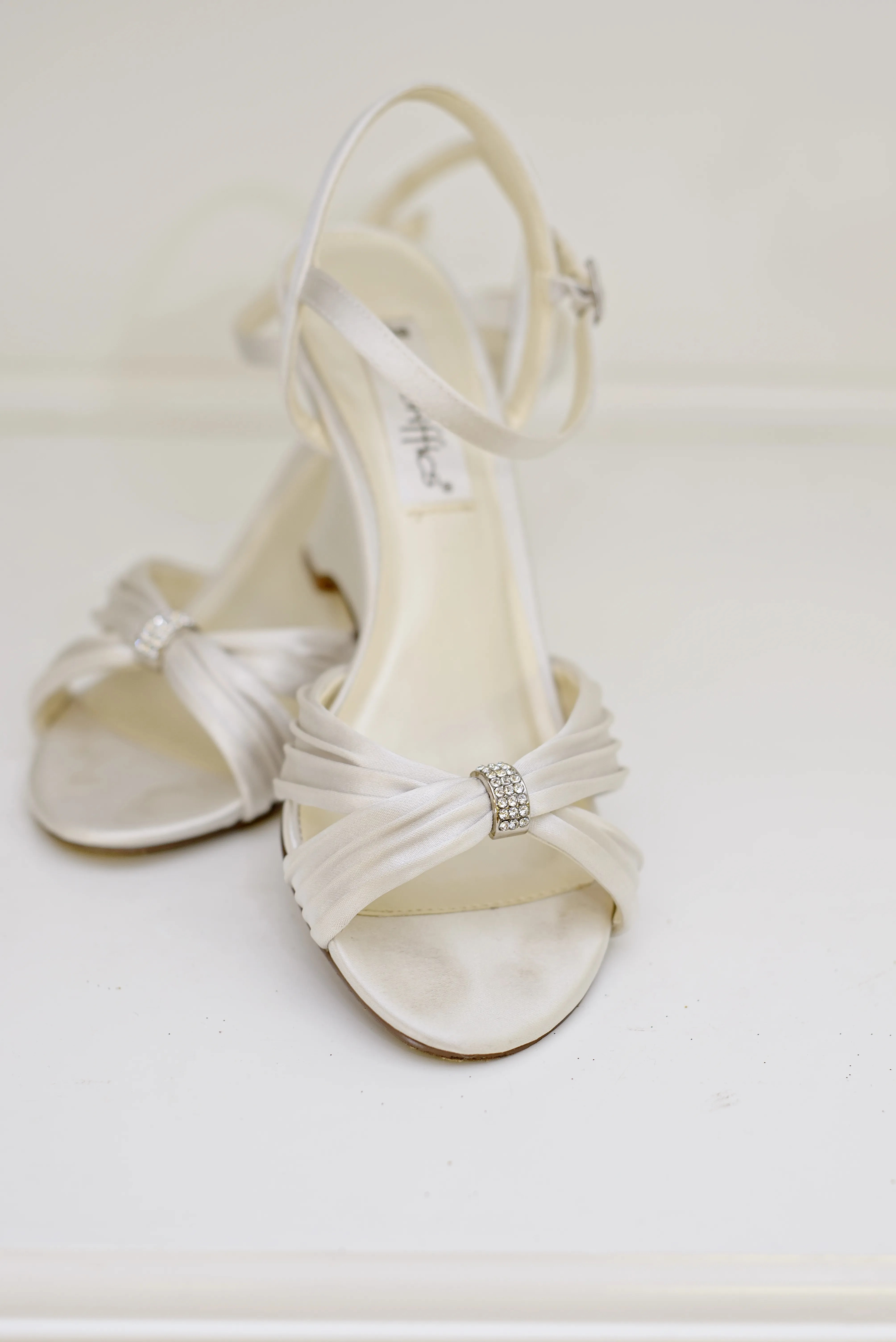 Ivory AnkleStrap Bridal Sandals