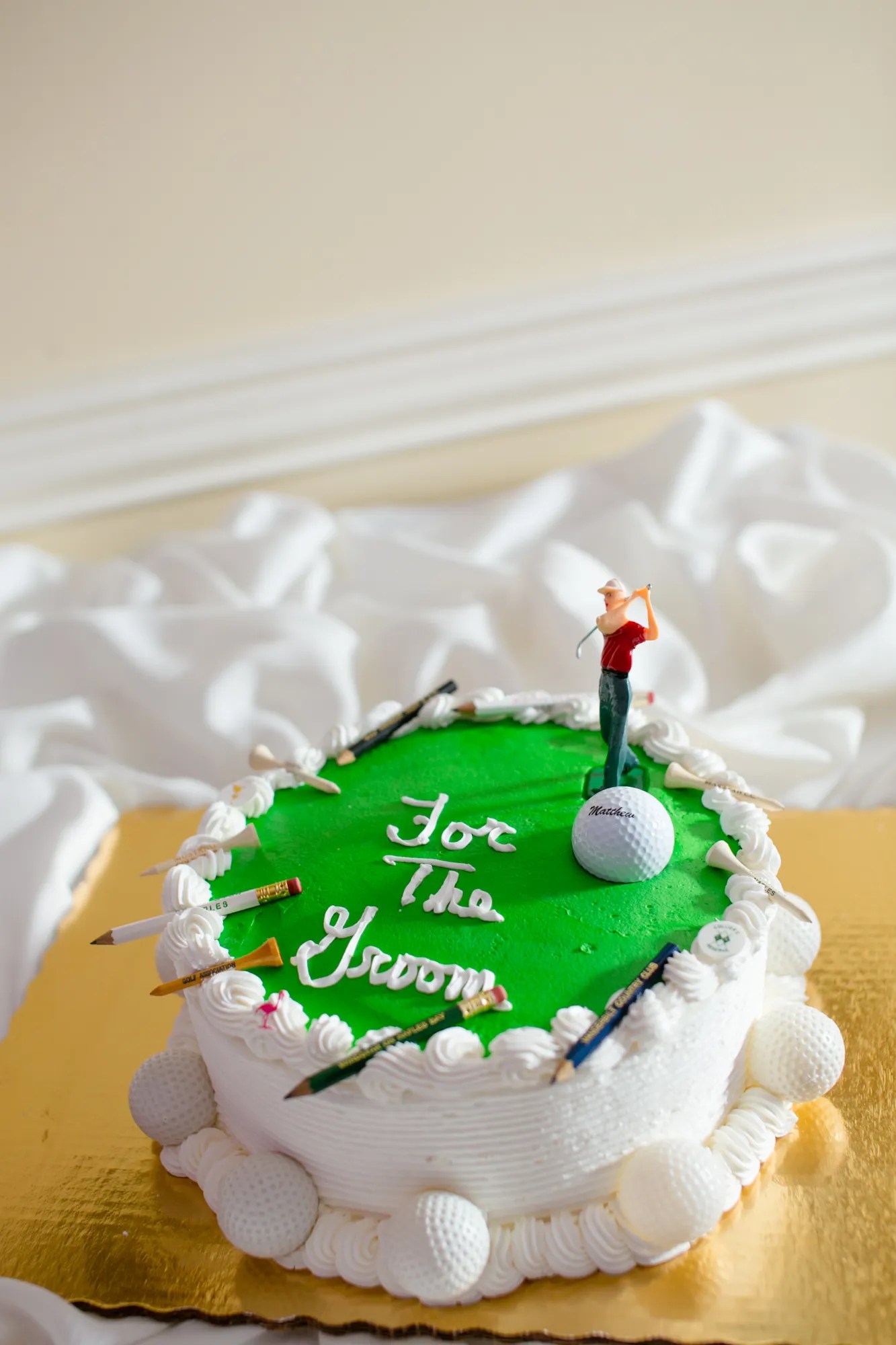 Golf Themed Groom’s Cake