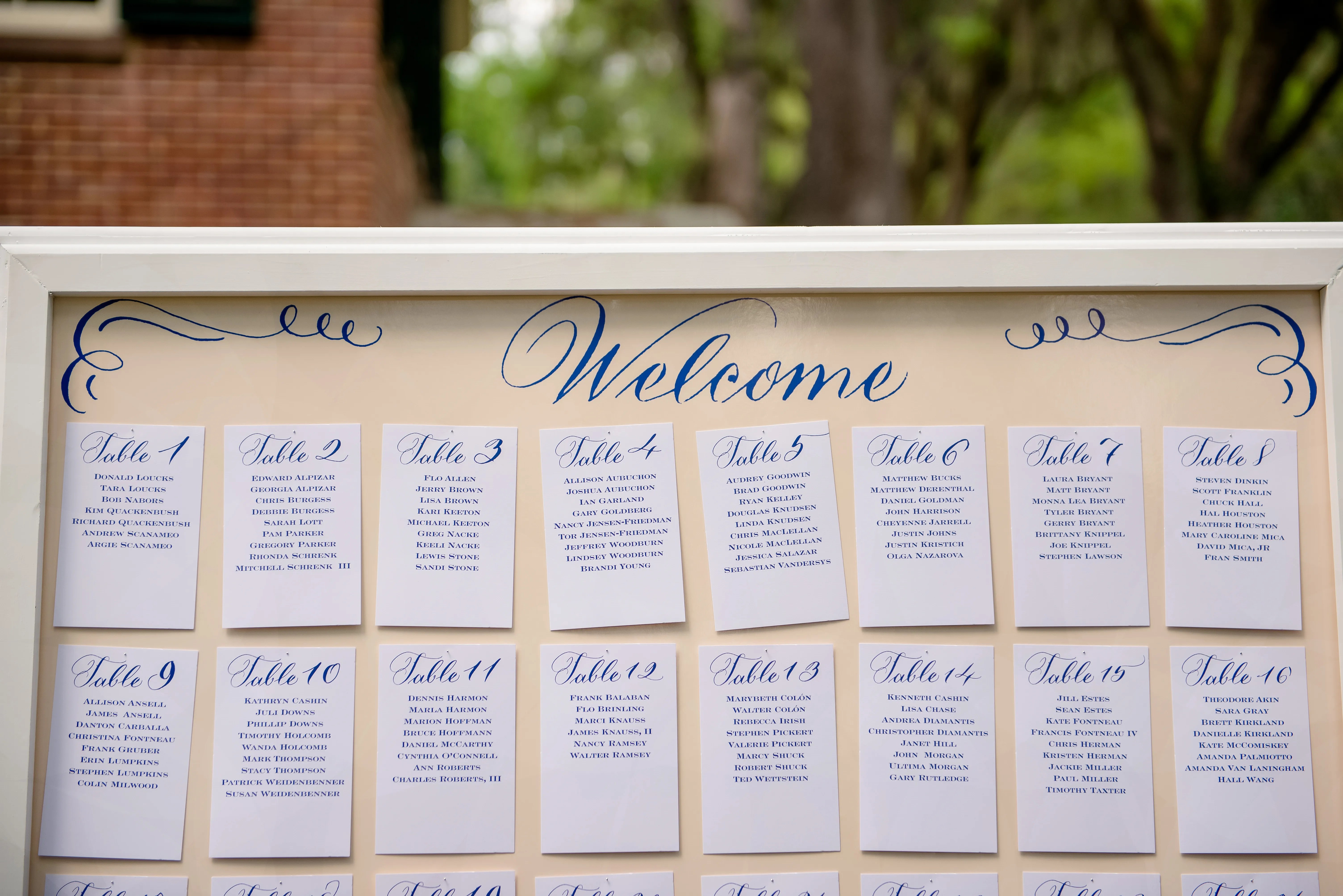 Bulletin Board Seating Chart