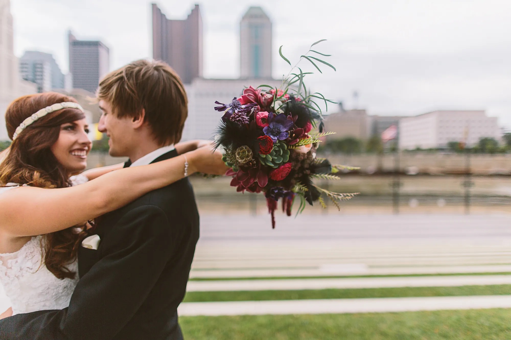 An Art Deco Gatsby Wedding at Sheraton Columbus Hotel at Capitol Square