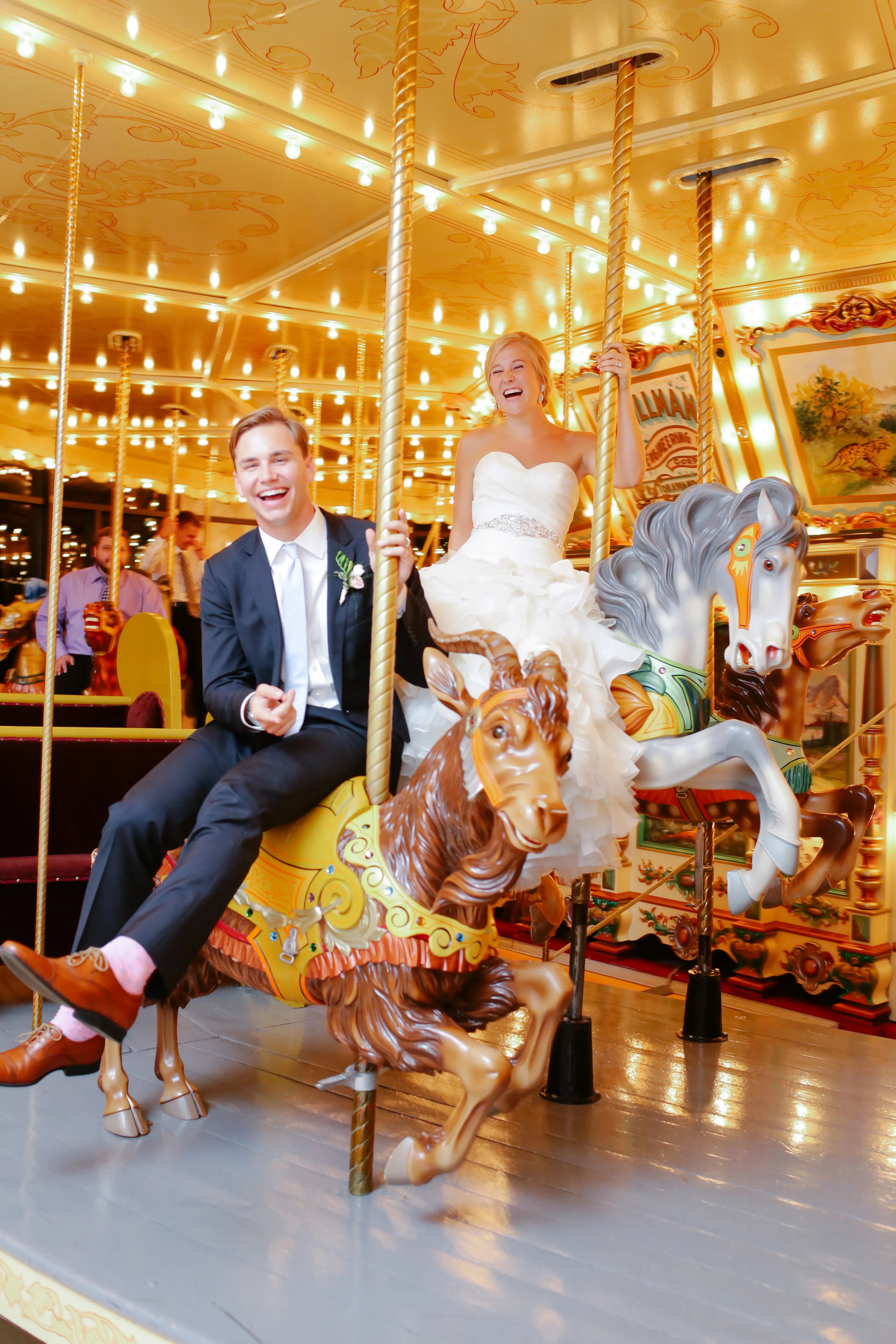 Indoor Carousel Reception Fun