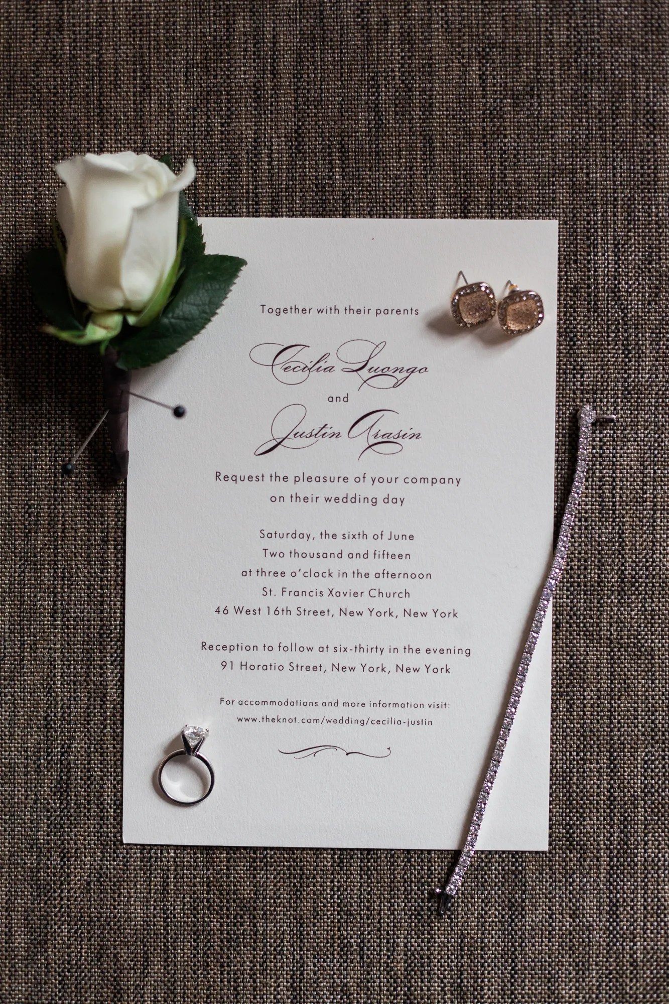 Busy Bride Print Wedding Invitation