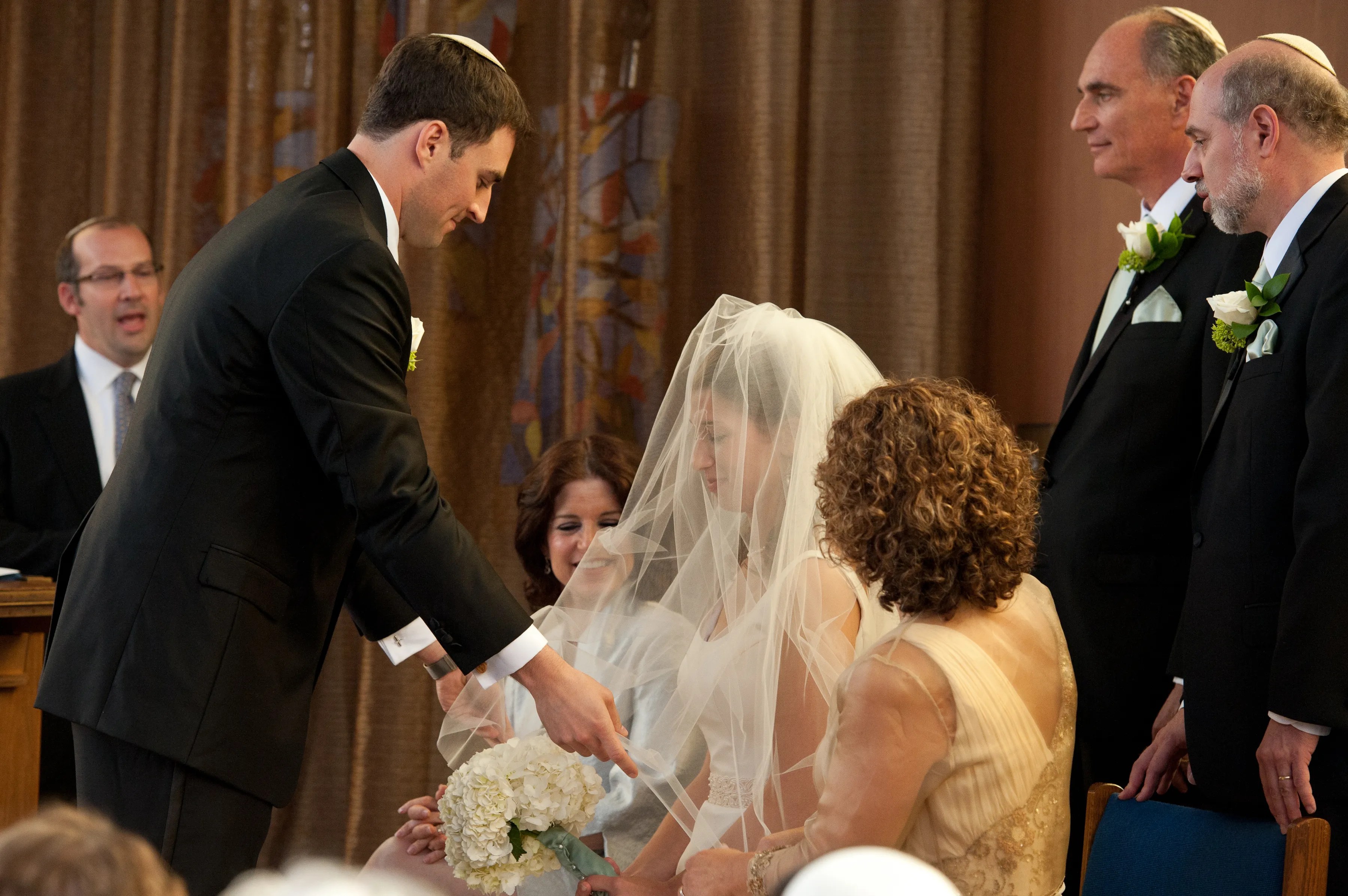 Veil Lift Jewish Wedding Ceremony