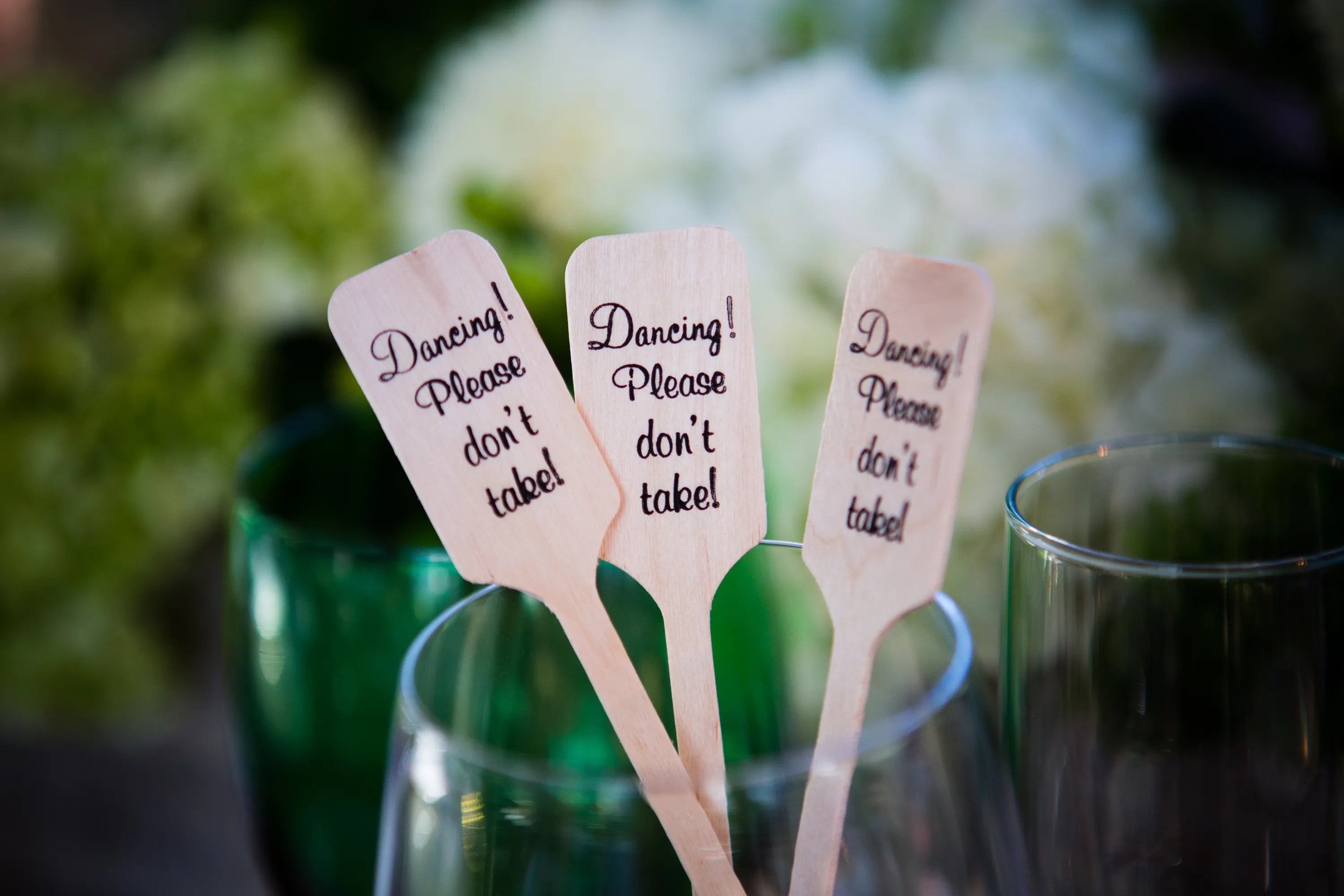 Wooden Drink On The Dance Floor Markers