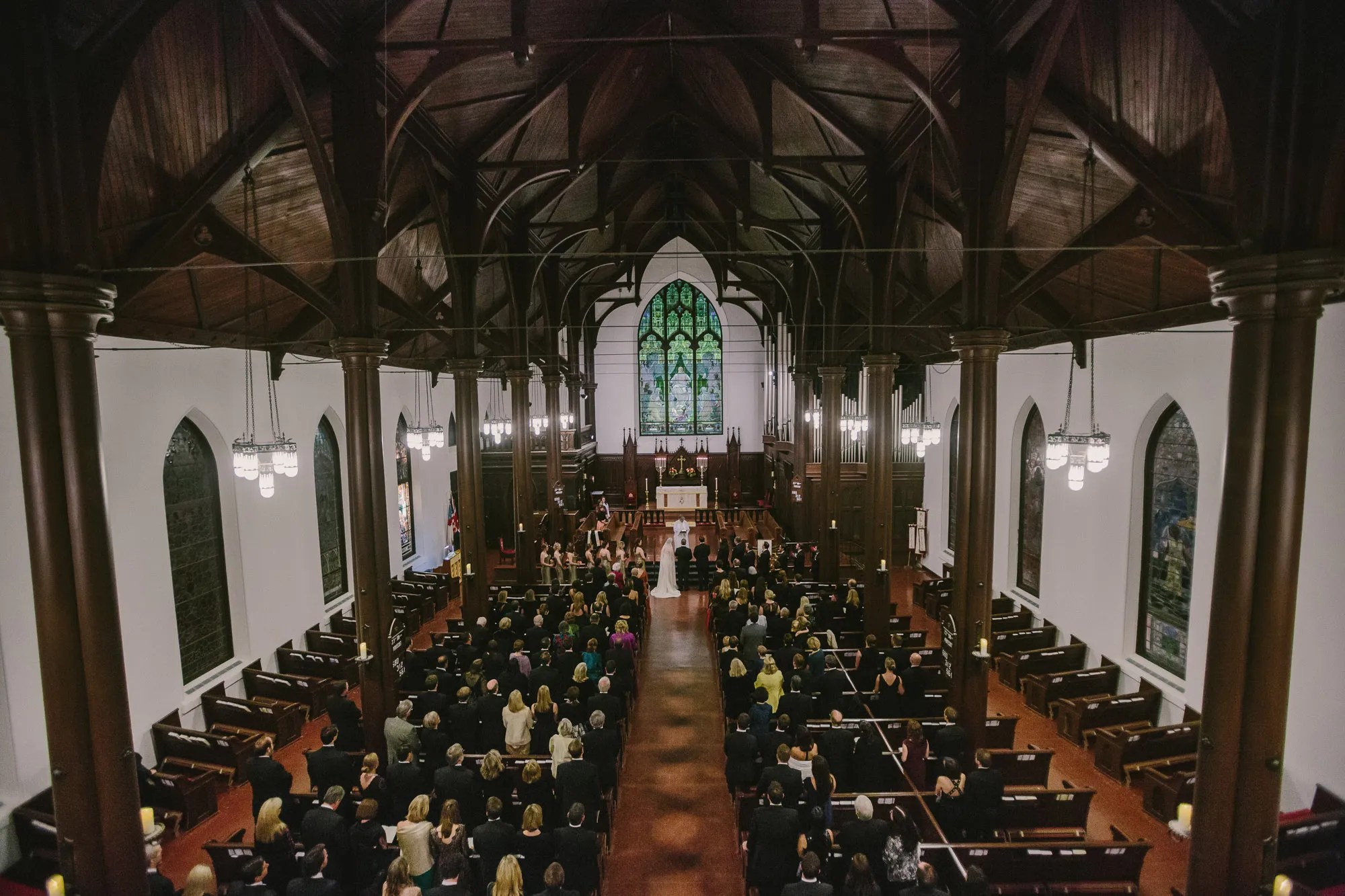 Ceremony at Trinity Episcopal Church in Galveston, Texas