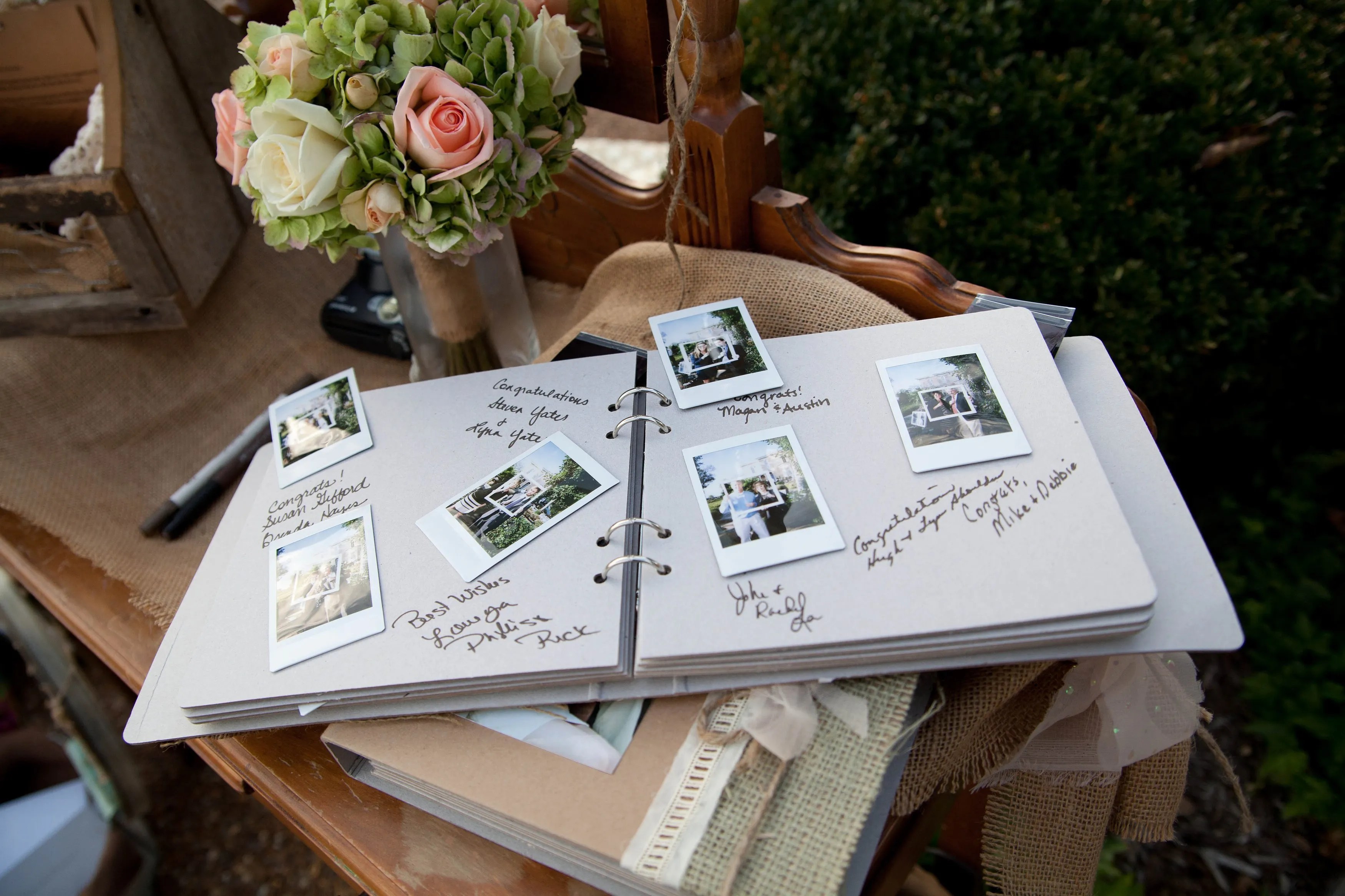 Polaroid Guest Book