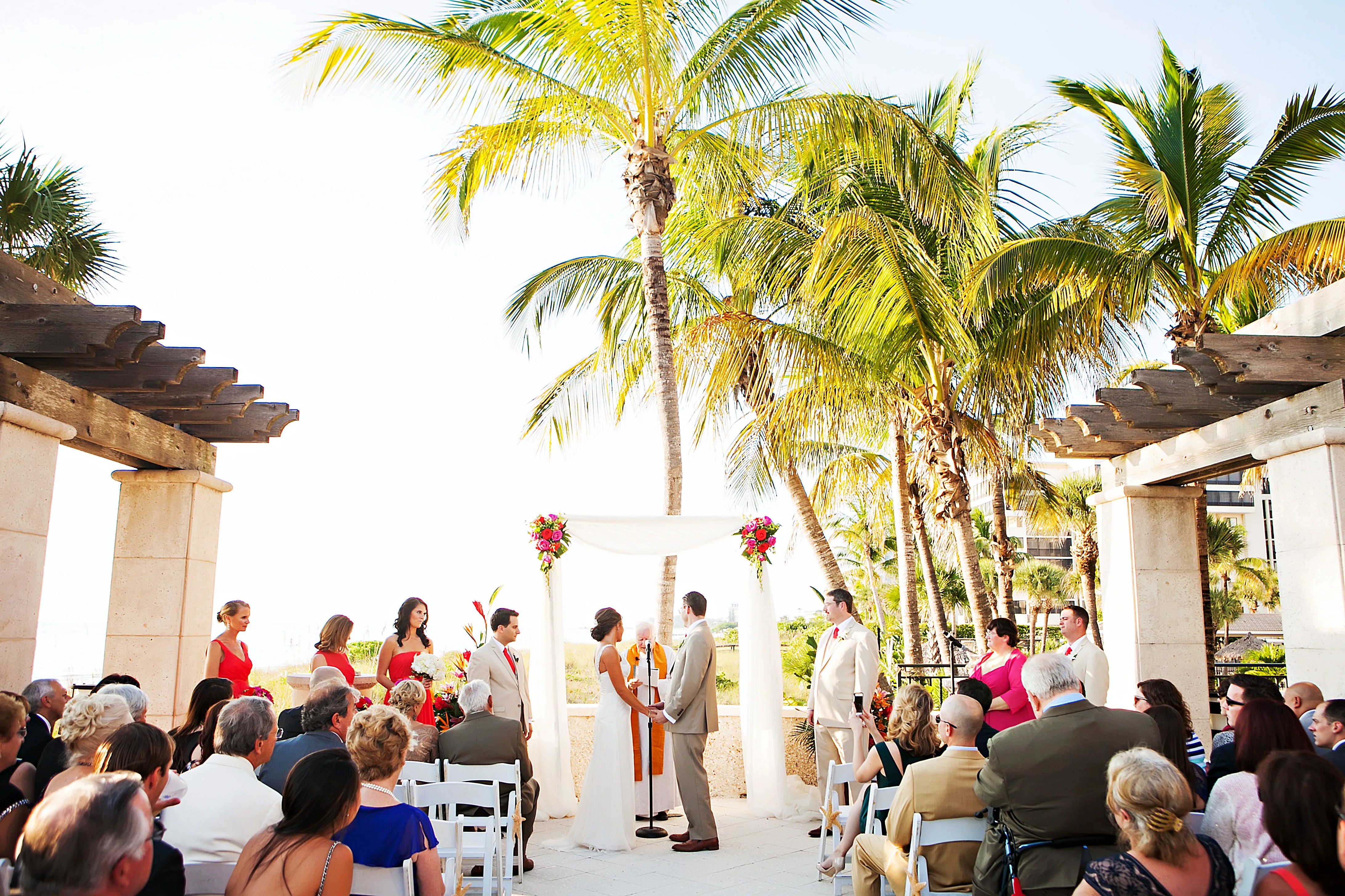 RitzCarlton Sarasota Beach Club Outdoor Ceremony