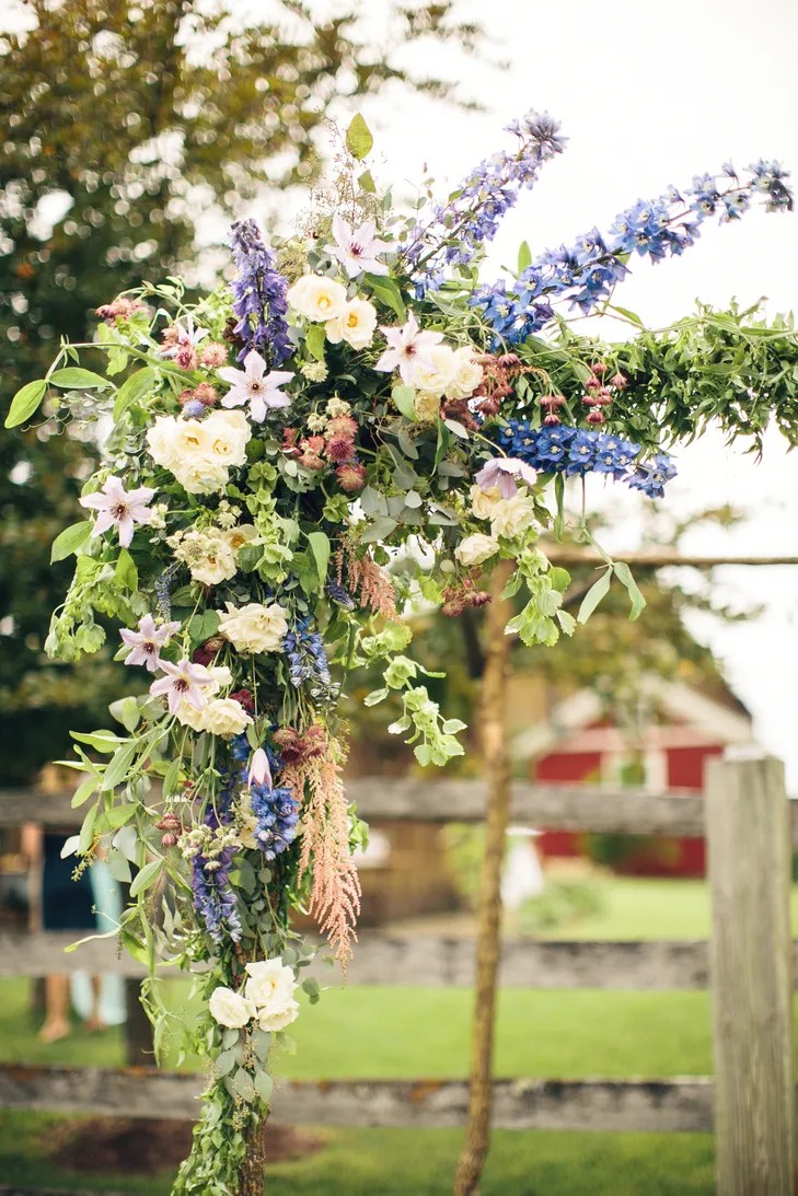 Natural WeddingArch Flowers